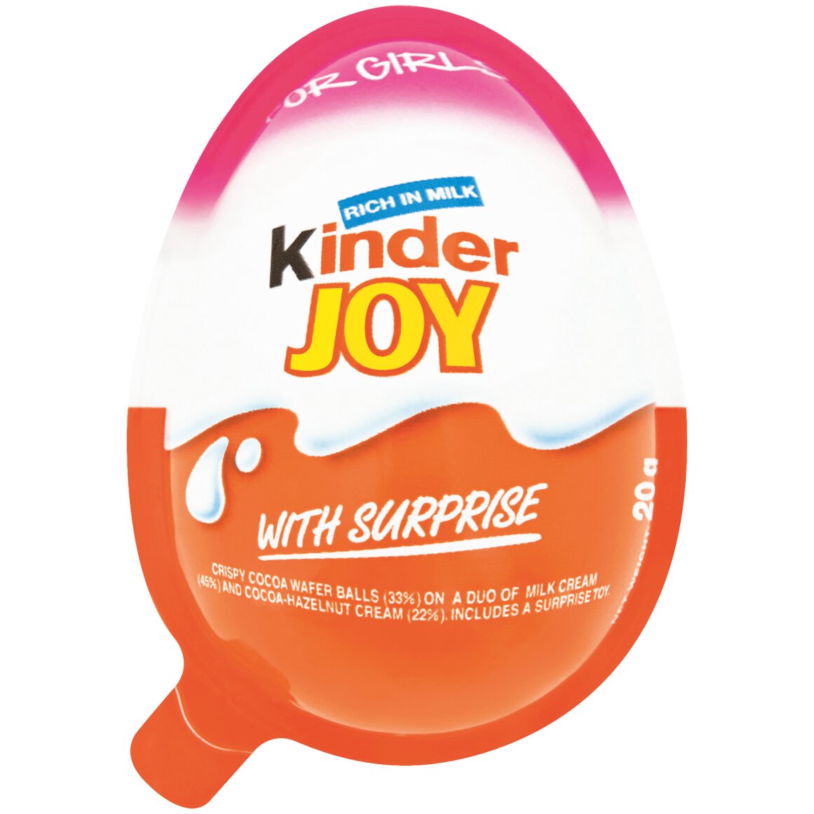 Kinder Joy For Girls With Surprise 20 g