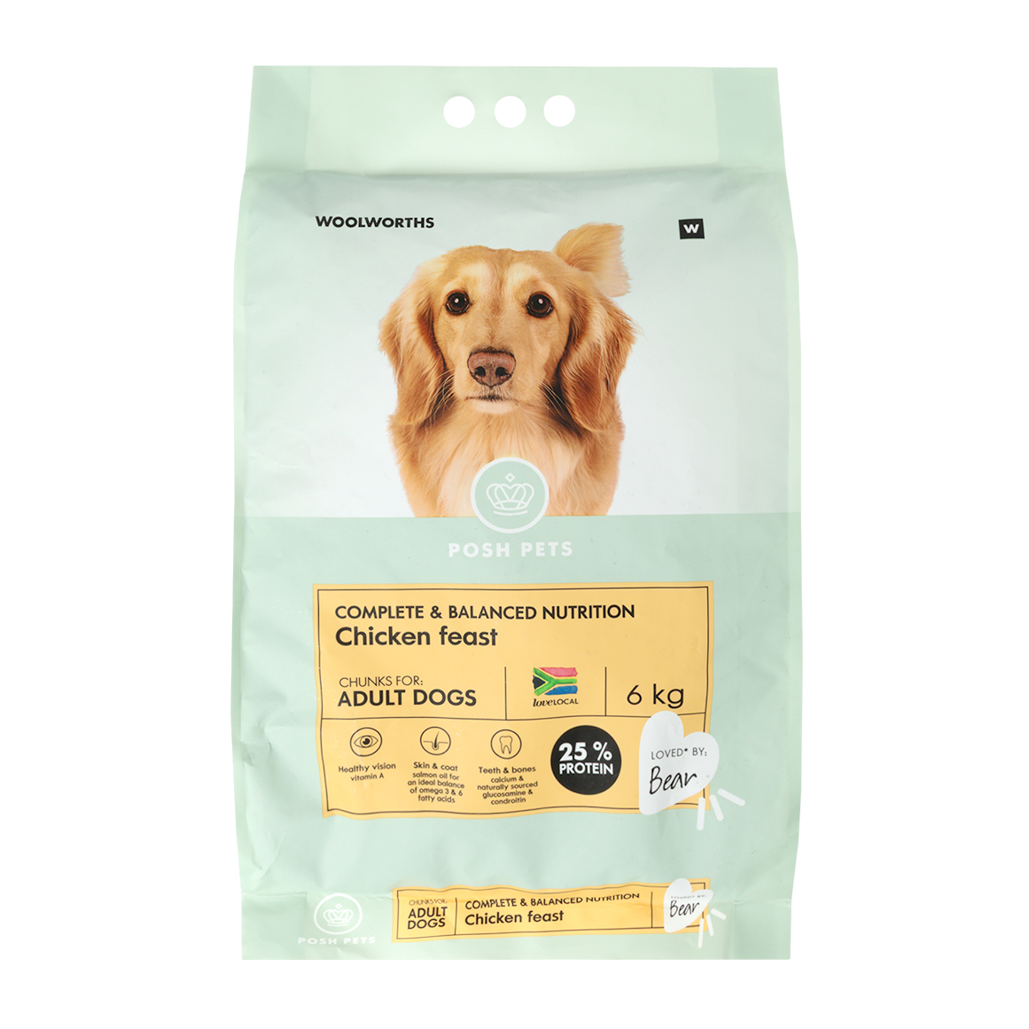 Posh Pets Chicken Feast Adult Dog Food Chunks kg