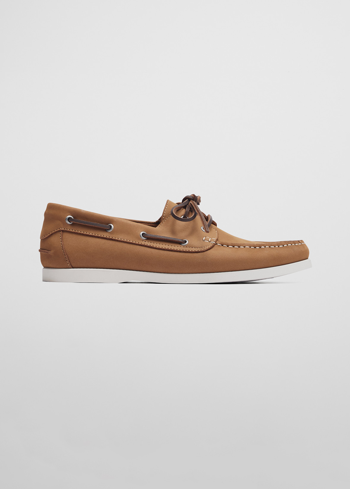 Flynn Nubuck Leather Boat Shoe