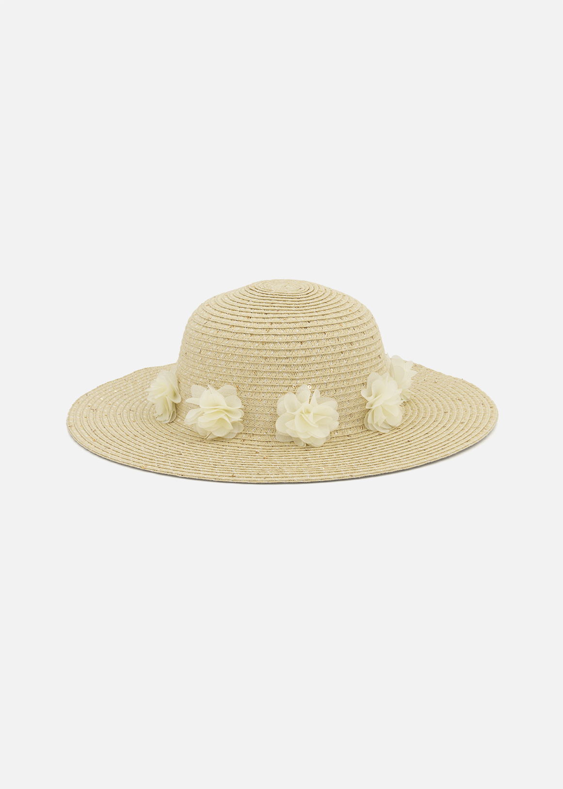 Flower Band Straw Hat