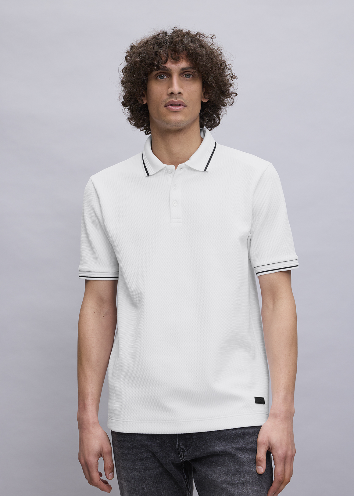 Tipped Textured Stretch Golfer | Woolworths.co.za