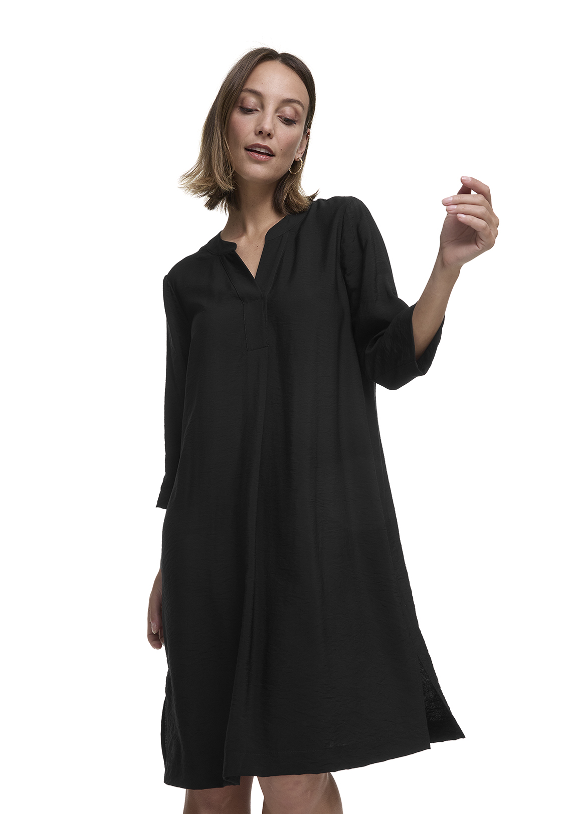 Split Mandarin Tunic Dress | Woolworths.co.za