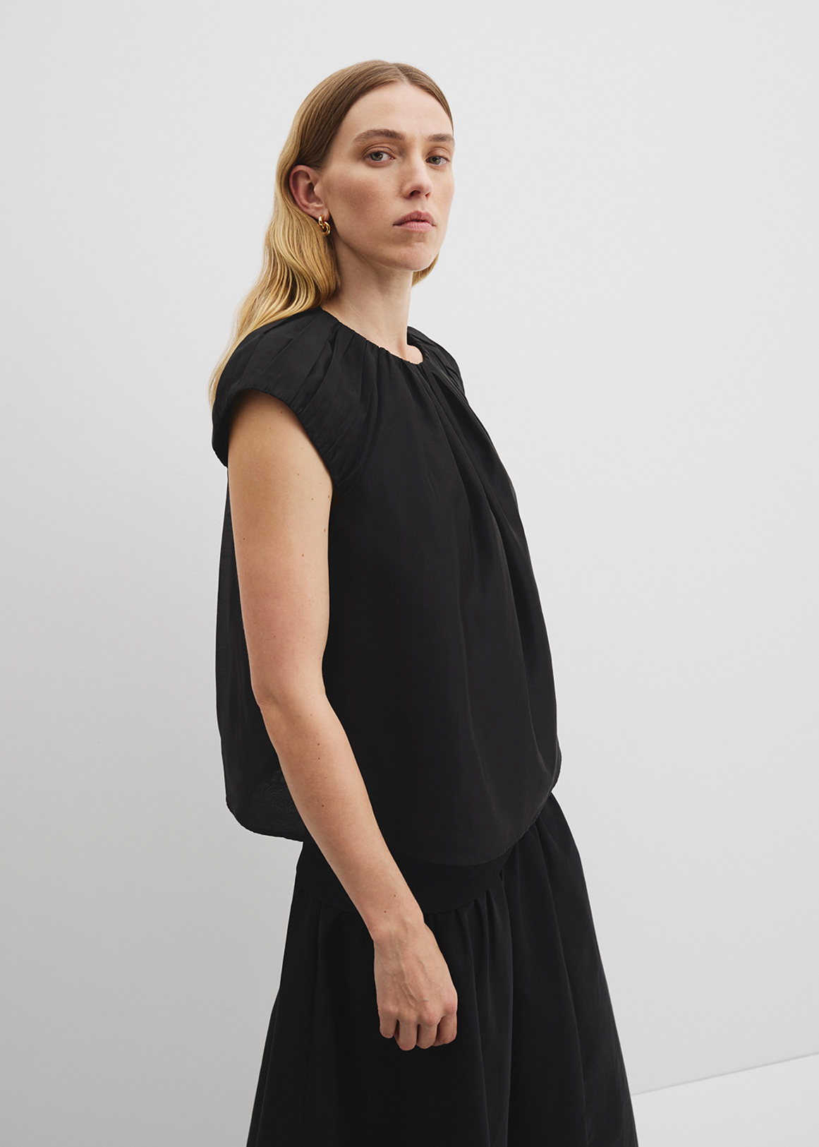 Soft Gathered Drape Top | Woolworths.co.za