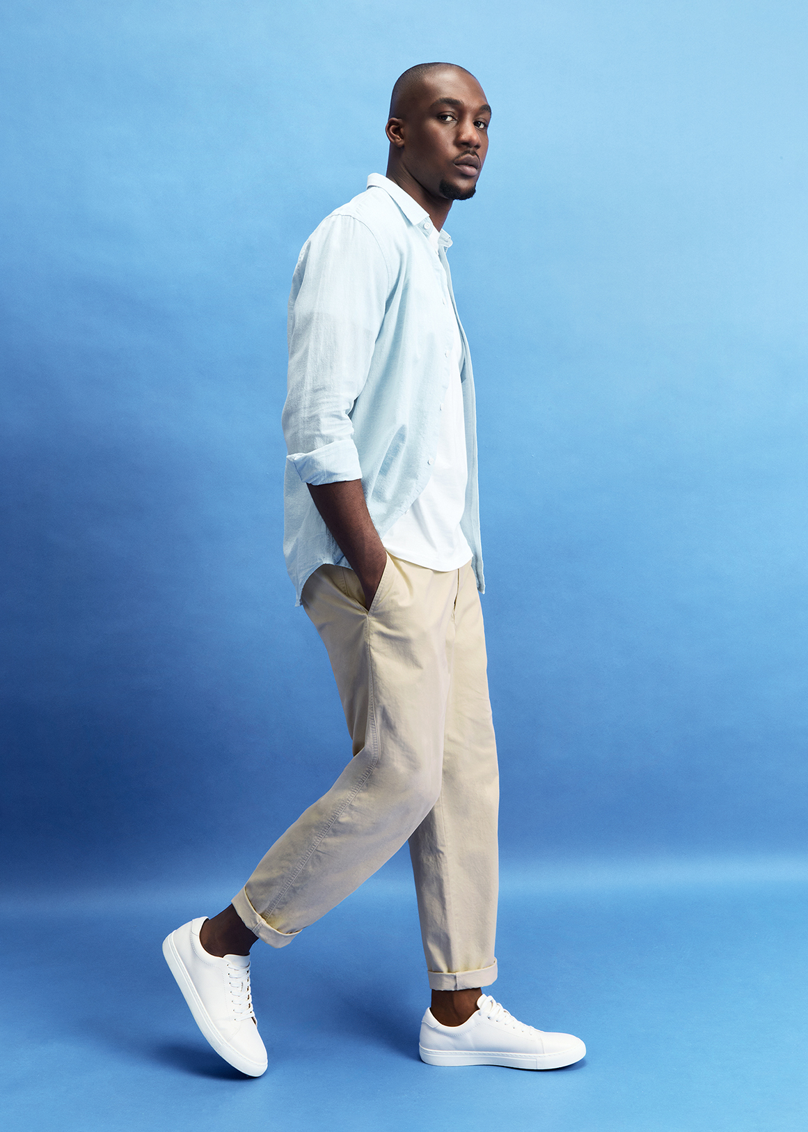 Straight Fit Cotton Chinos with Stretch | Woolworths.co.za