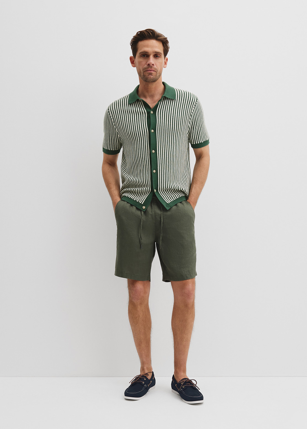 Organically Grown Linen Drawcord Short | Woolworths.co.za