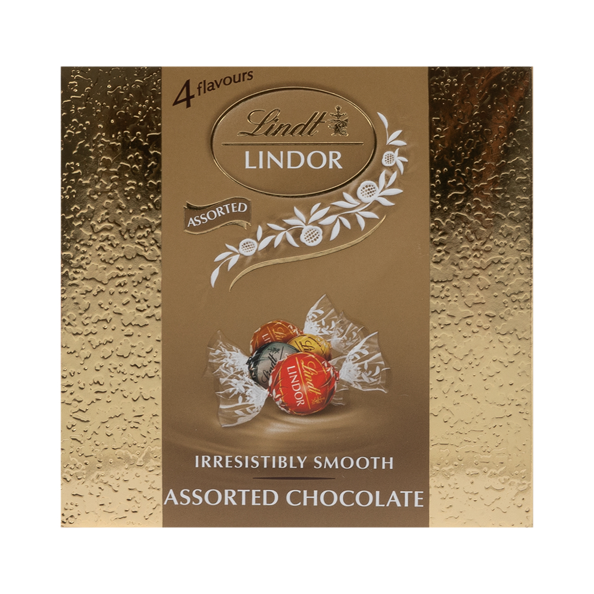 Lindt Lindor Assorted Chocolate Truffles in Gold Box 87.5 g