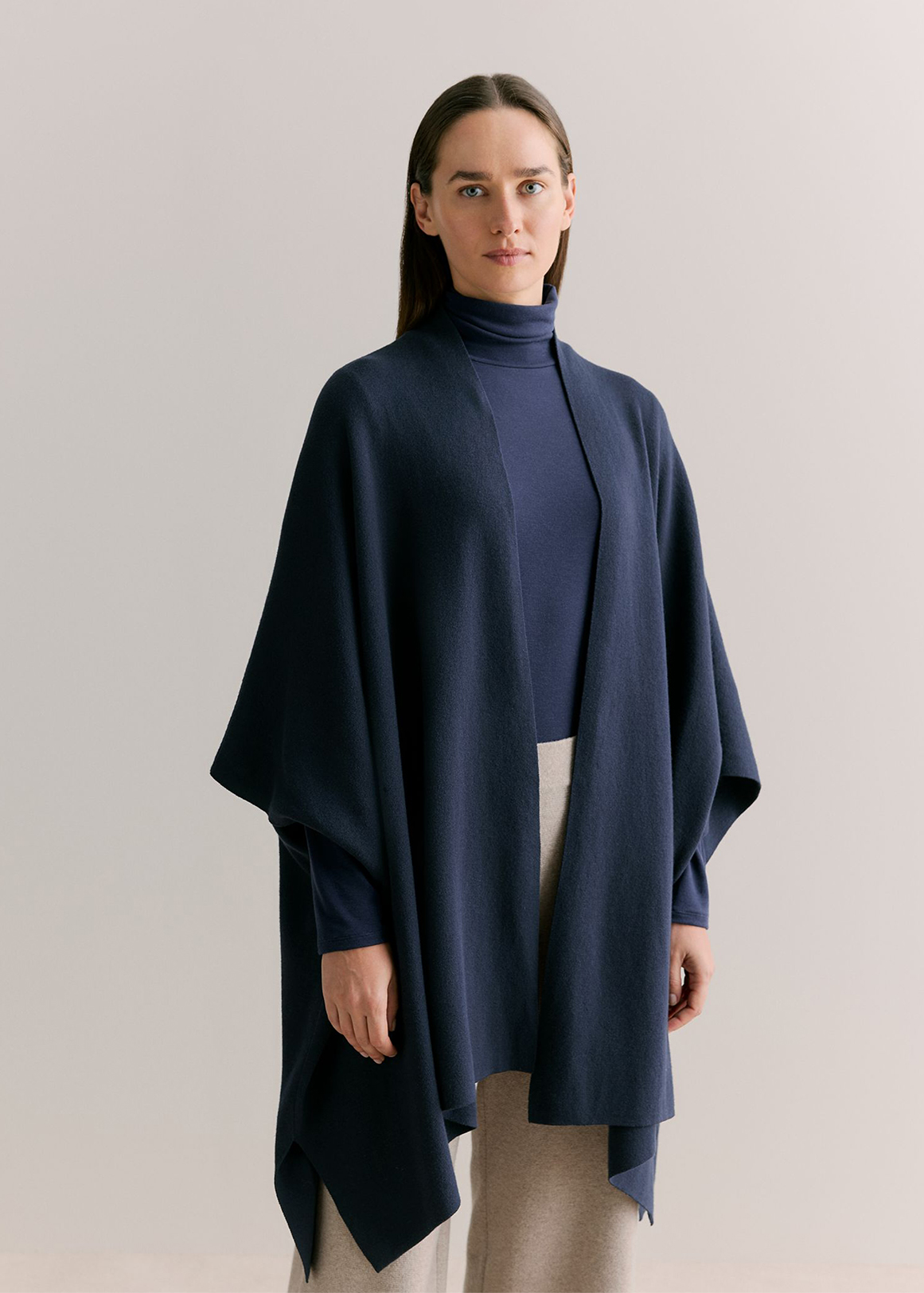 Cotton Cashmere Blend Poncho | Woolworths.co.za