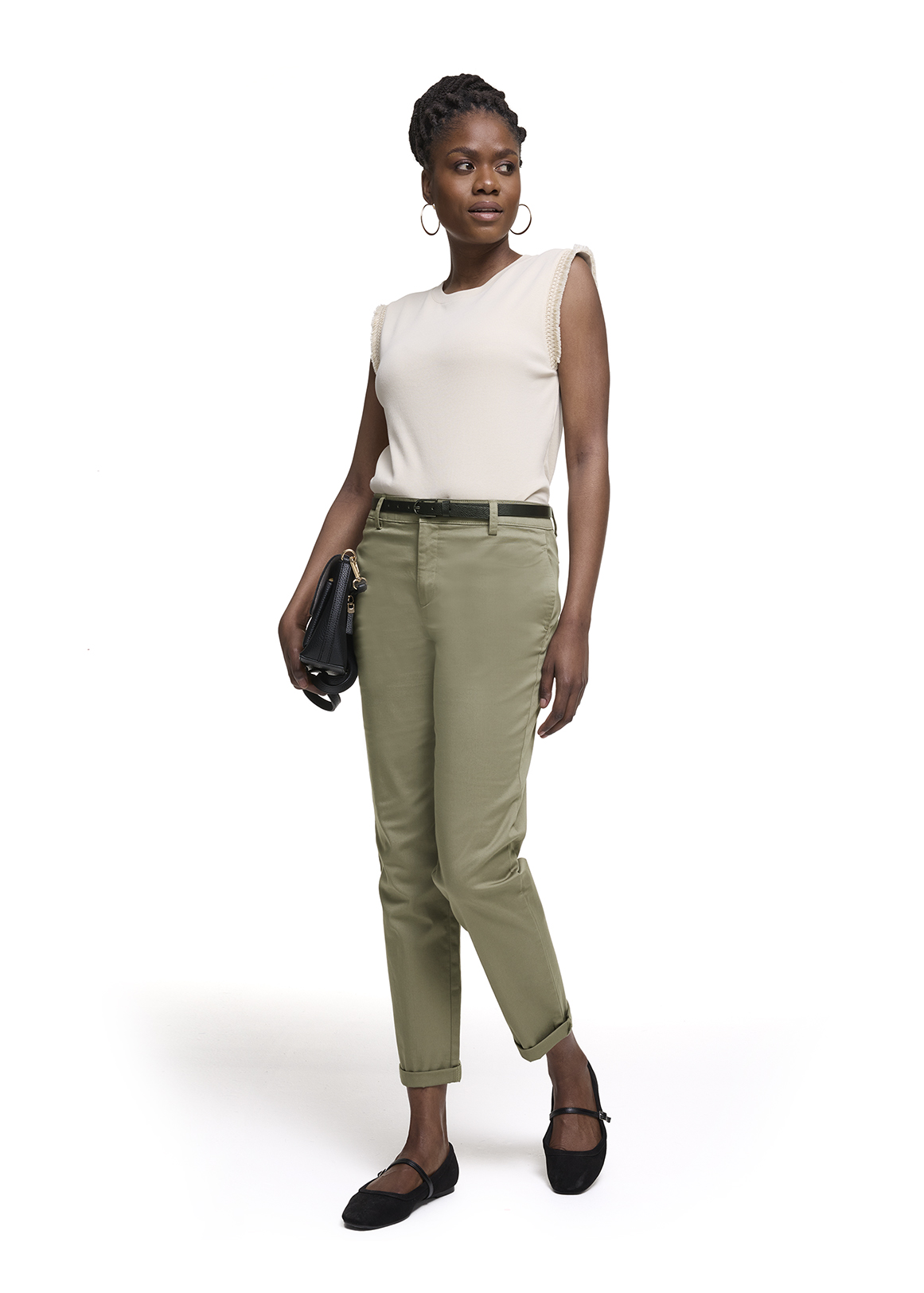 Semi Structured Stretch Twill Chinos | Woolworths.co.za