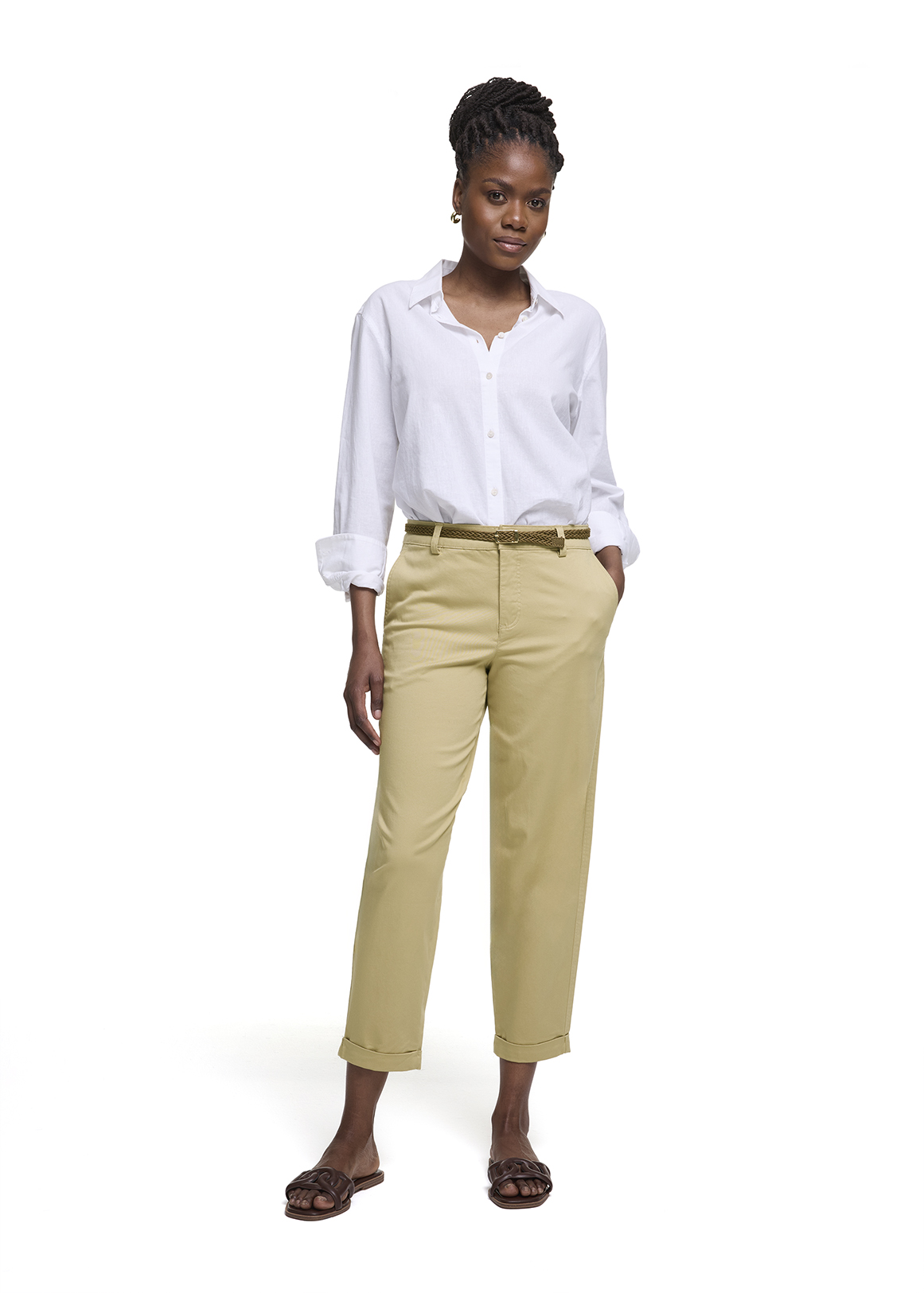 Belted Twill Chinos | Woolworths.co.za