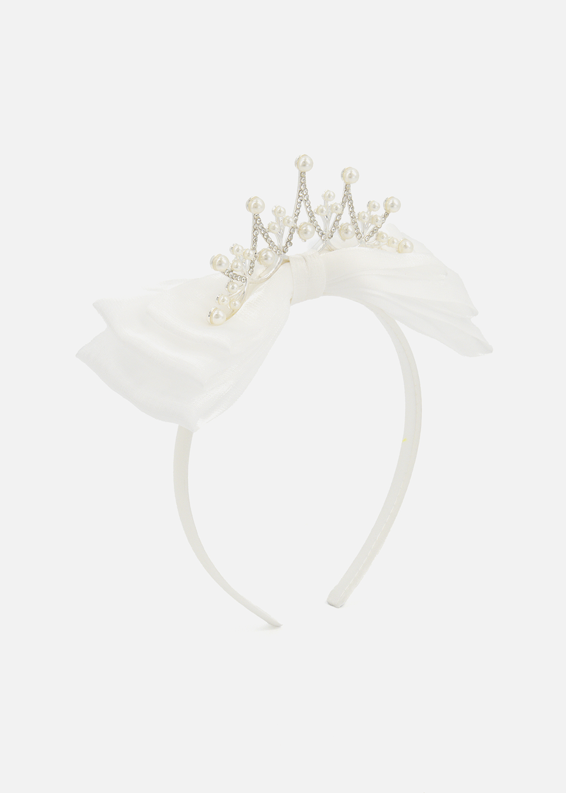 Bow Faux Pearl Tiara Alice Band | Woolworths.co.za