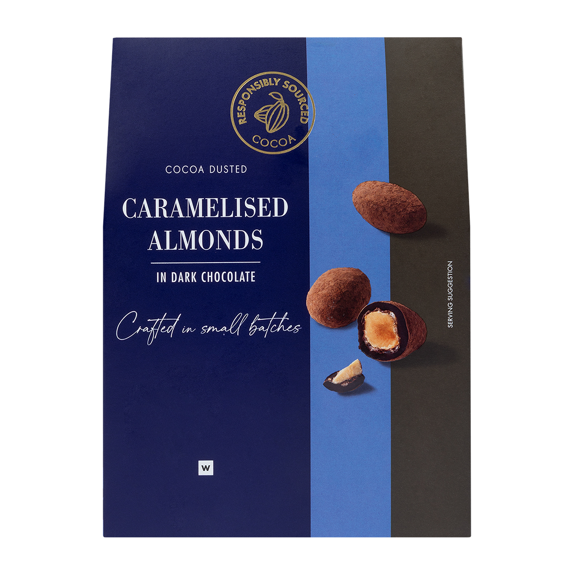 Cocoa Dusted Caramelised Almonds in Dark Chocolate 125 g | Woolworths