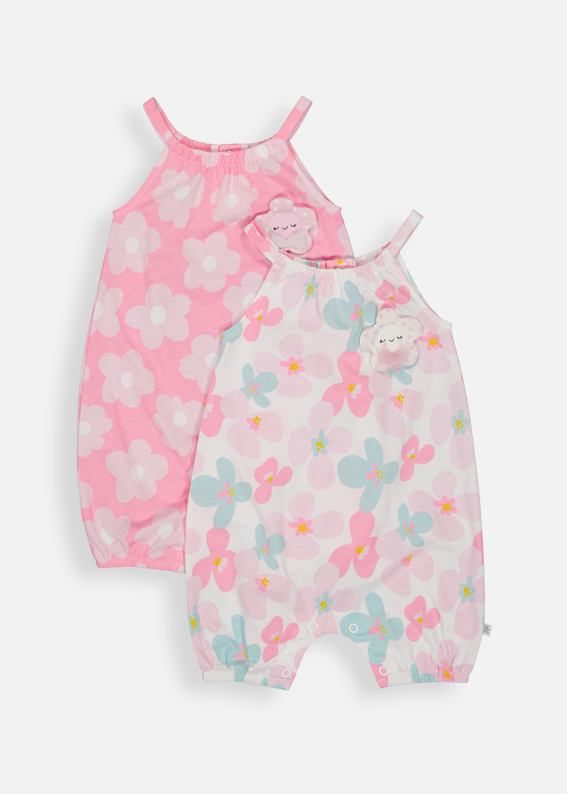Floral Cotton Rompers 2 Pack | Woolworths.co.za
