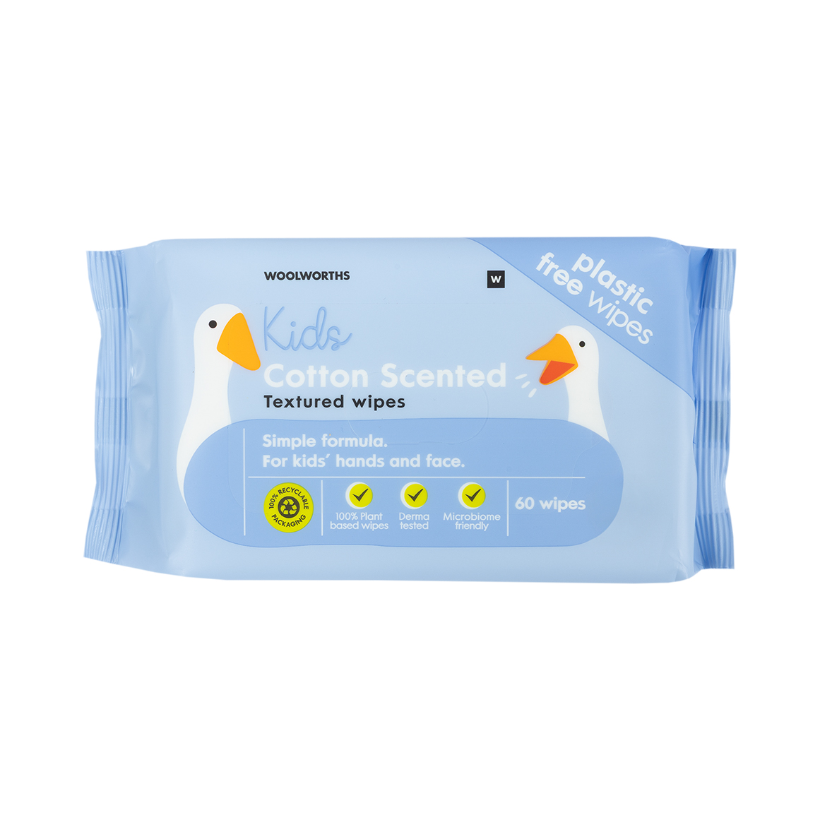 Kids™ Cotton Scented Textured Wipes 60 pk | Woolworths.co.za