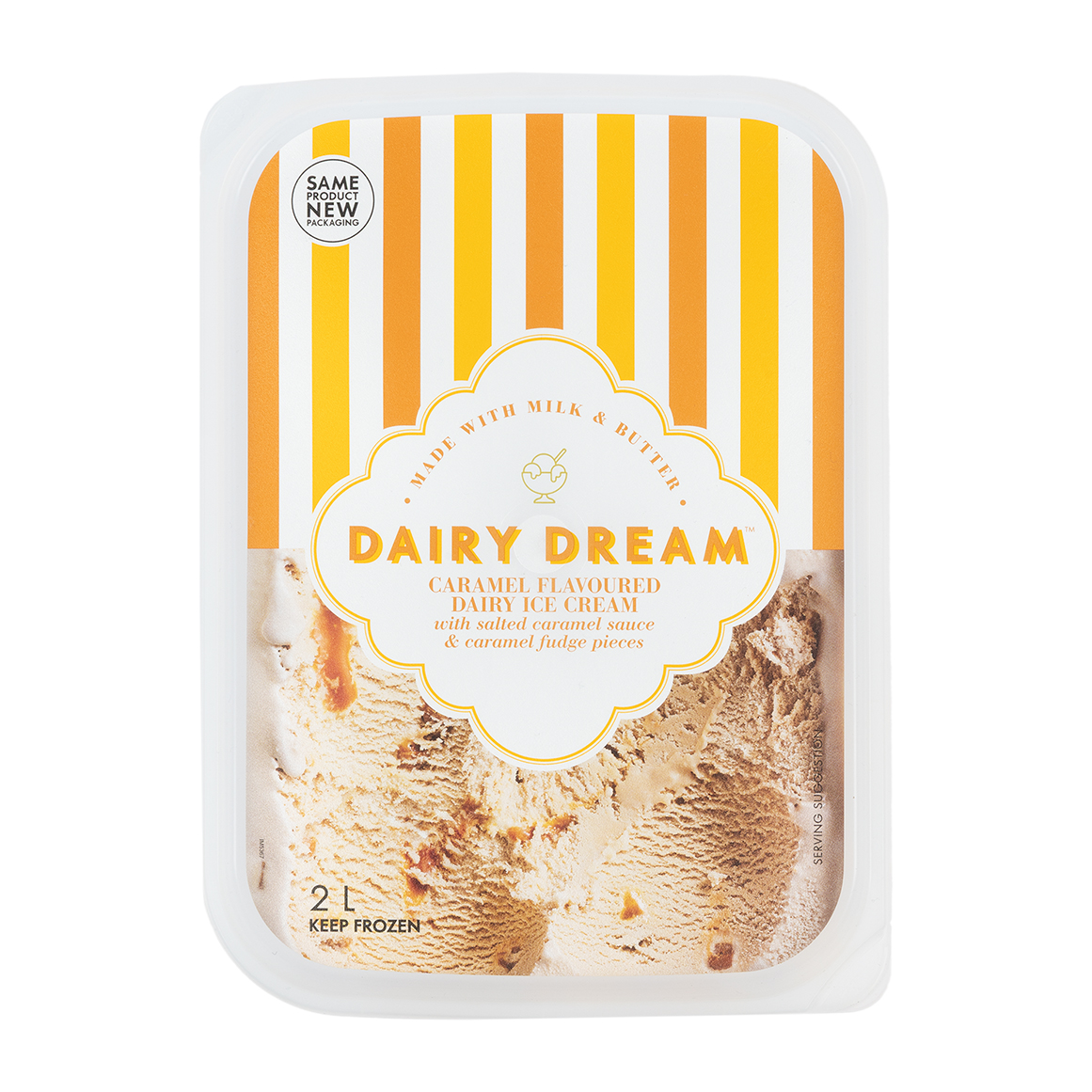 Dairy Dream™ Caramel Flavoured Dairy Ice Cream 2 L | Woolworths.co.za