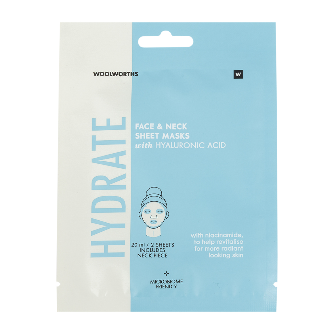 Hydrate Face and Neck Sheet Masks 2 pcs | Woolworths.co.za