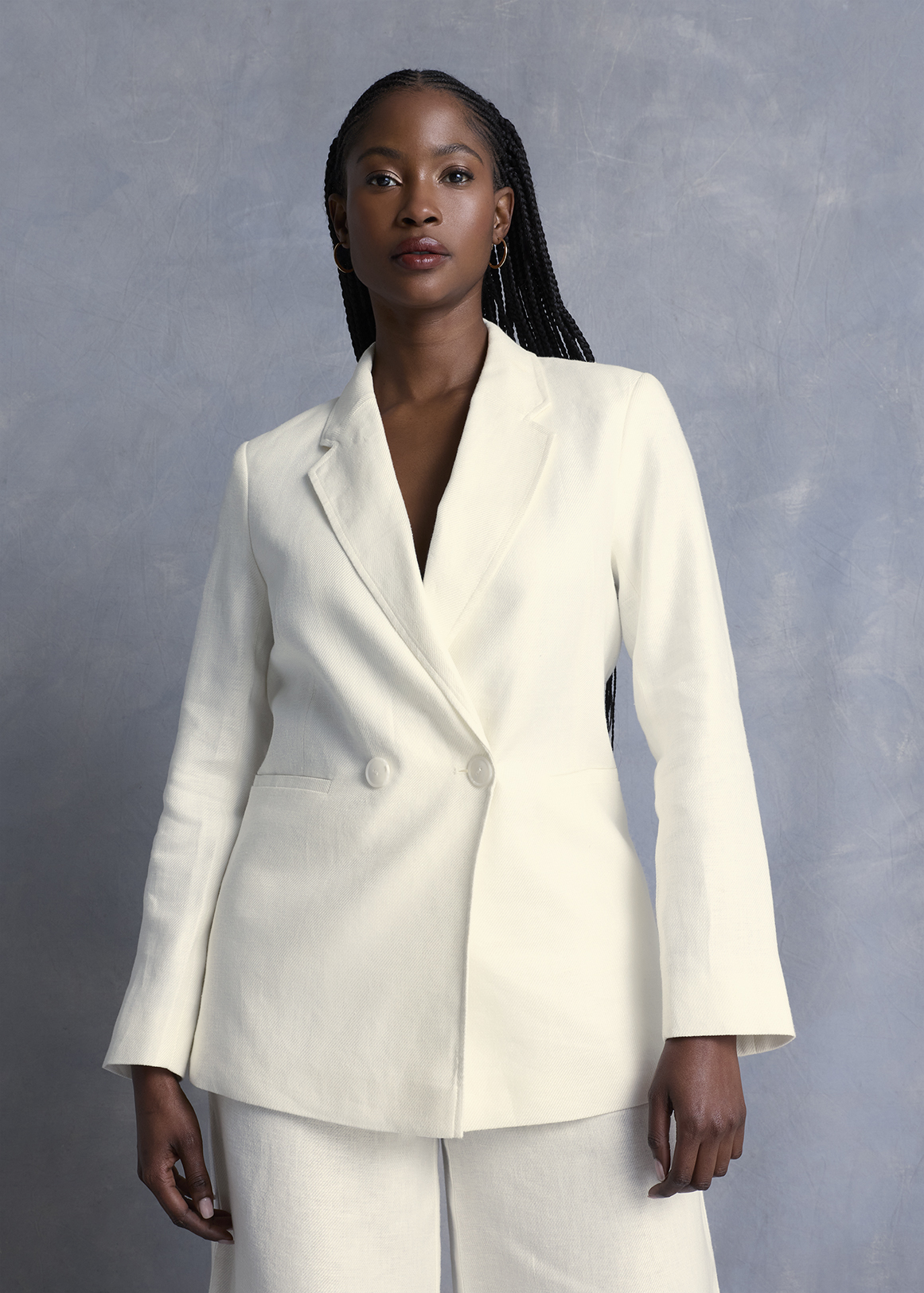 Double Breasted Linen Blazer | Woolworths.co.za