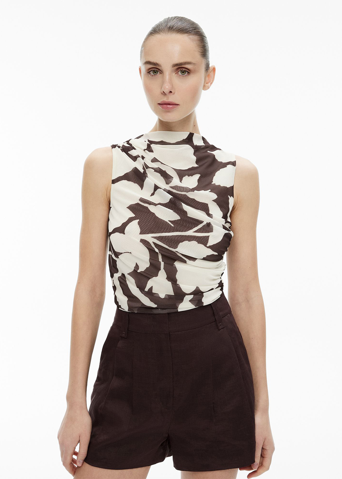 Mesh Drape Tank Top | Woolworths.co.za