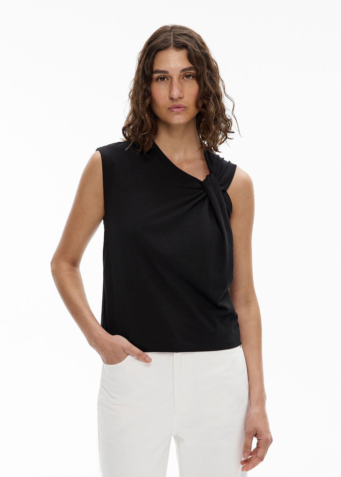 Twist Shoulder T-Shirt | Woolworths.co.za