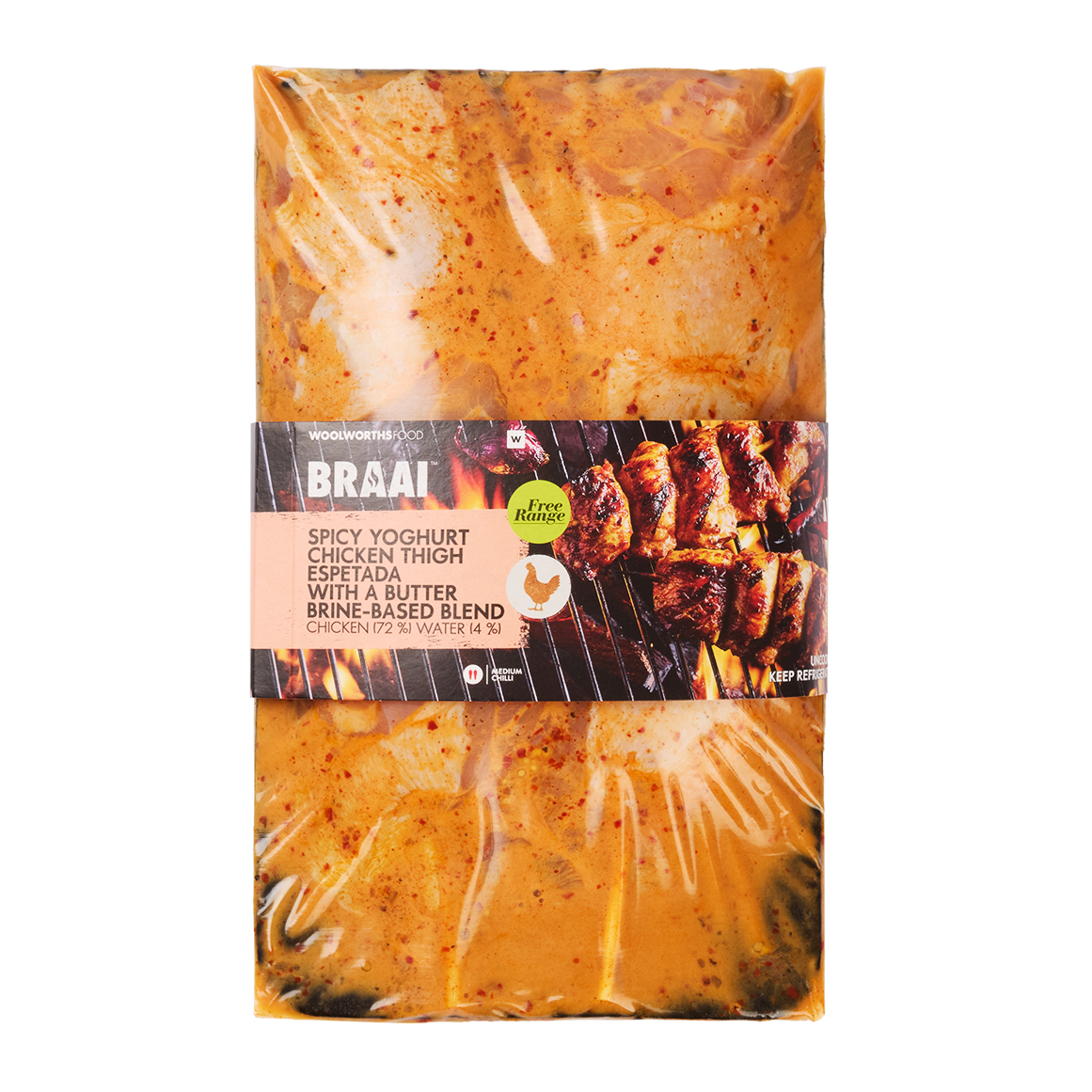 洋楽 Shawree Temptation grap 2 Free Range Spicy Yoghurt Chicken Thigh Espetadas Avg 800 g