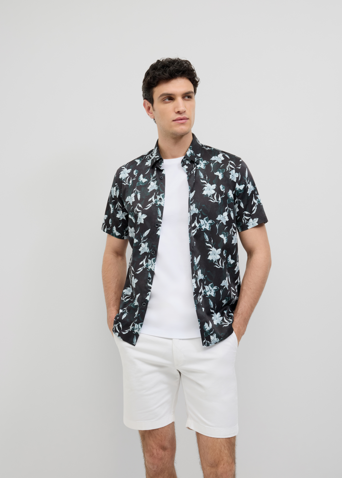 Shadow Floral Short Sleeve Shirt | Woolworths.co.za