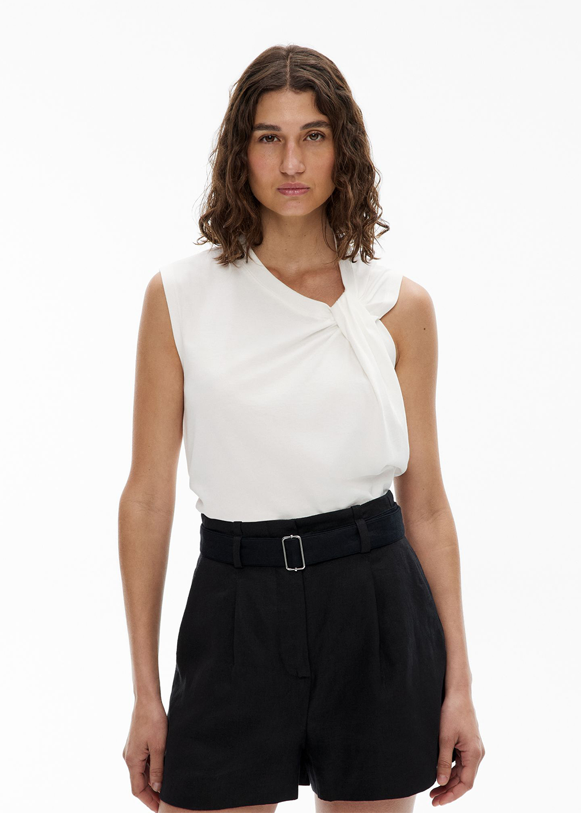 Twist Shoulder T-Shirt | Woolworths.co.za