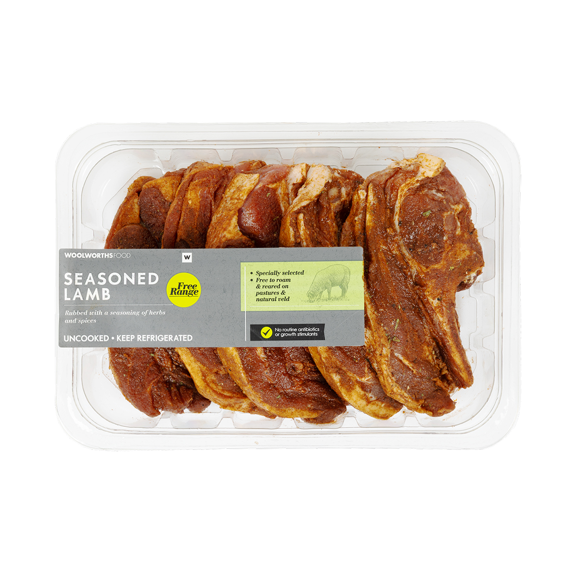 Free Range Seasoned Lamb Chops Avg 600 g | Woolworths.co.za