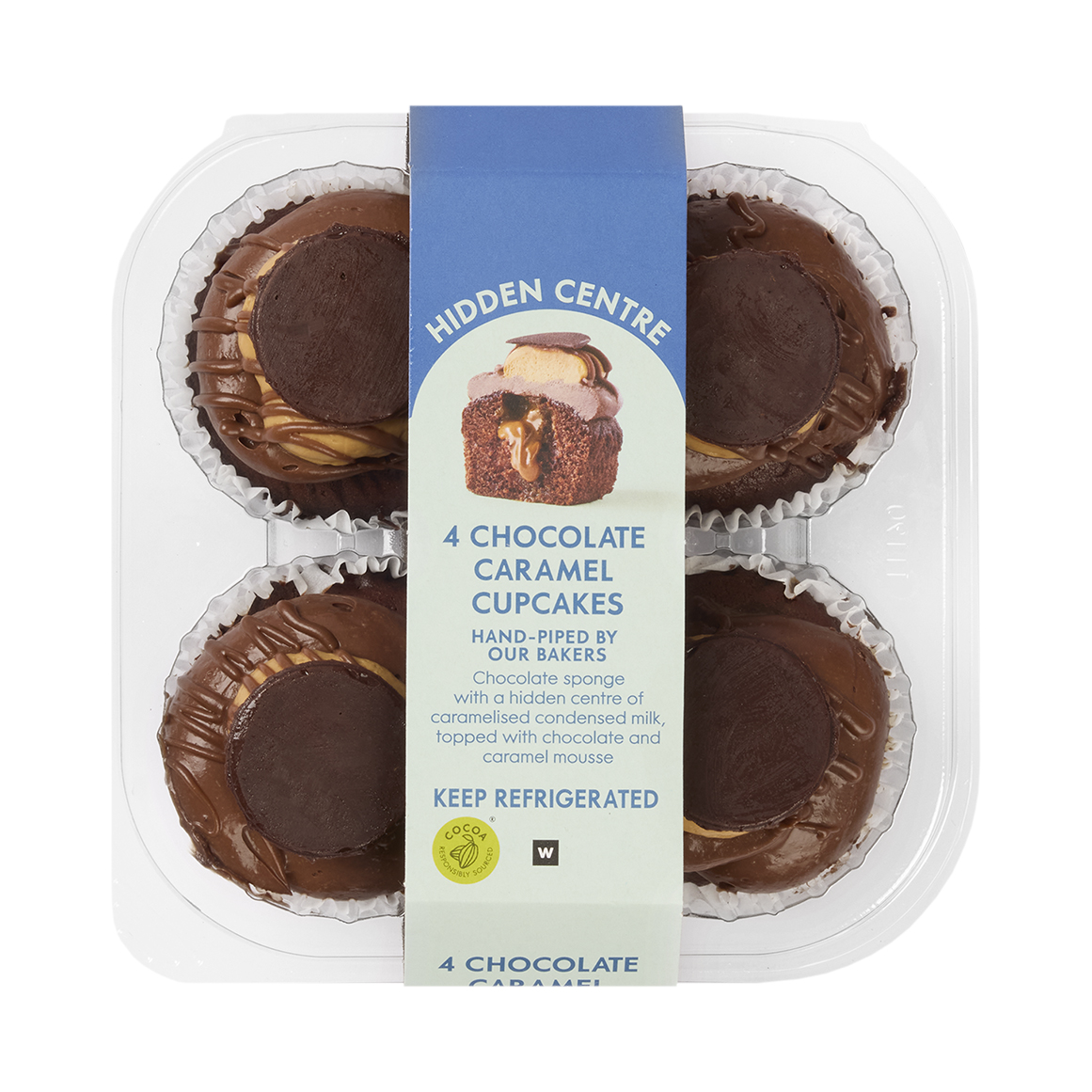 Chocolate Caramel Hidden Centre Cupcakes pk