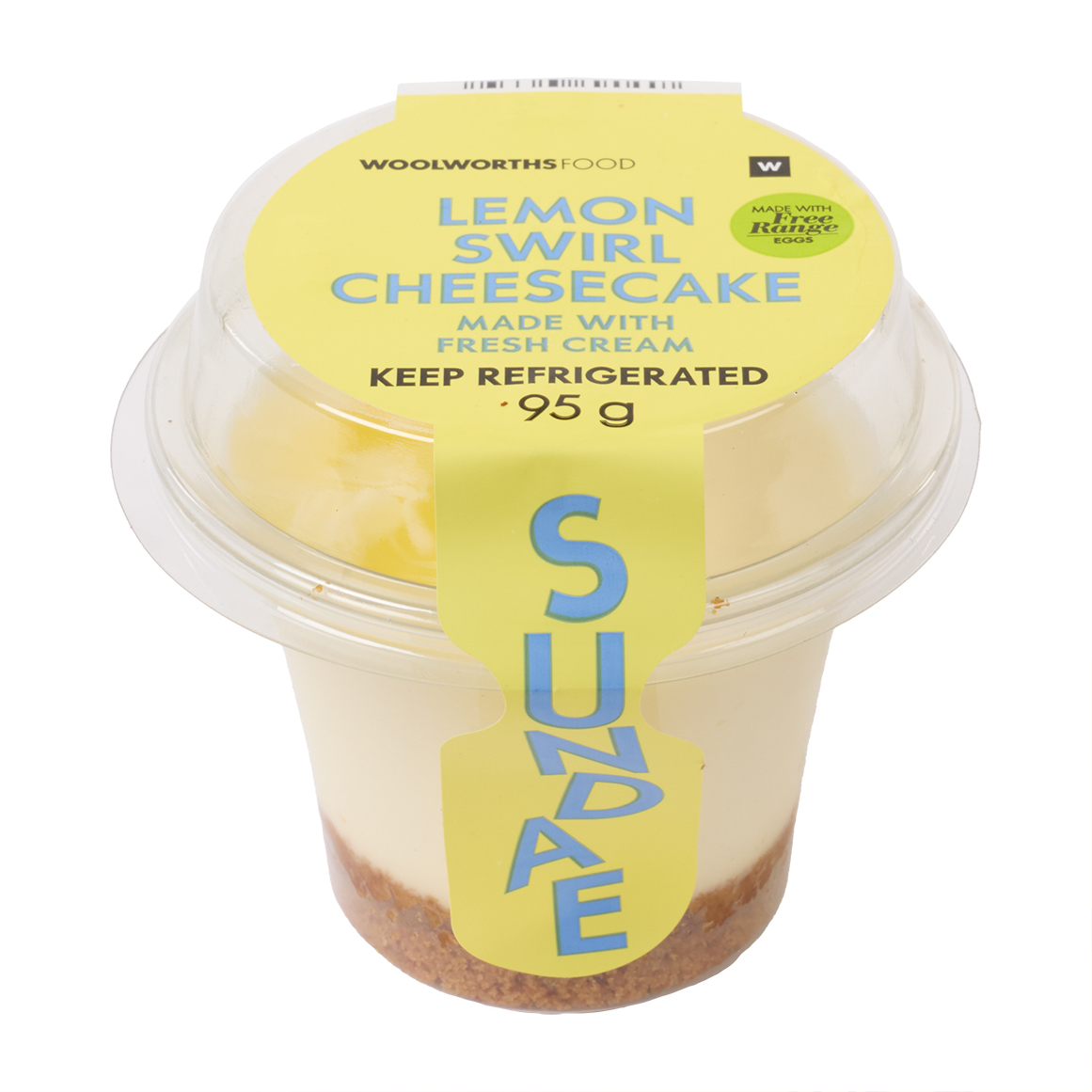 Lemon Swirl Cheesecake 95 g | Woolworths.co.za