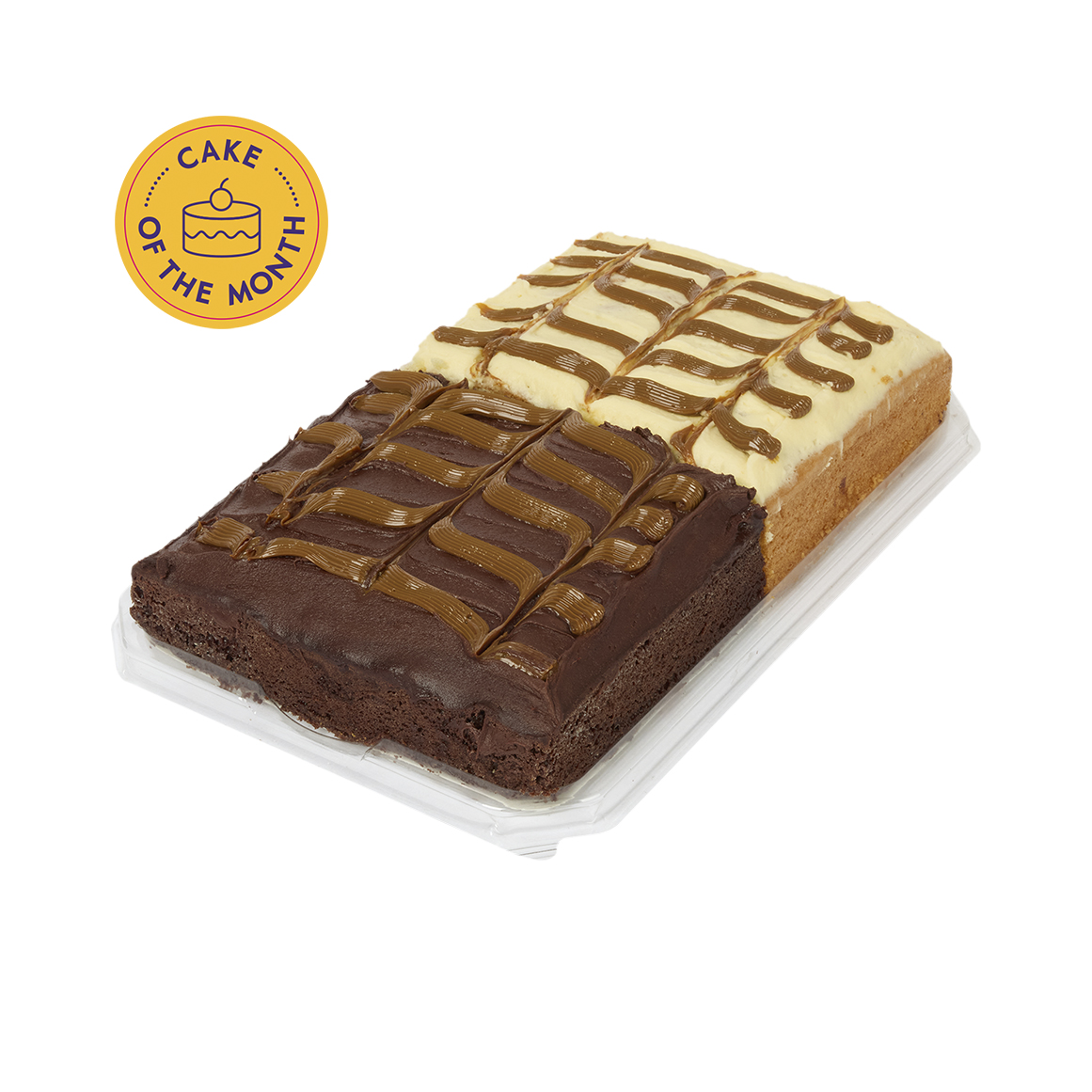 Chocolate Vanilla Caramel Tray Bake 830 g