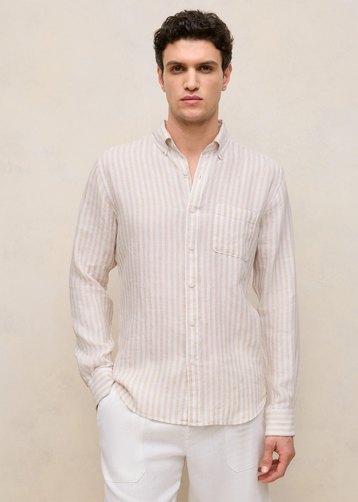 Linen Stripe Shirt | Woolworths.co.za