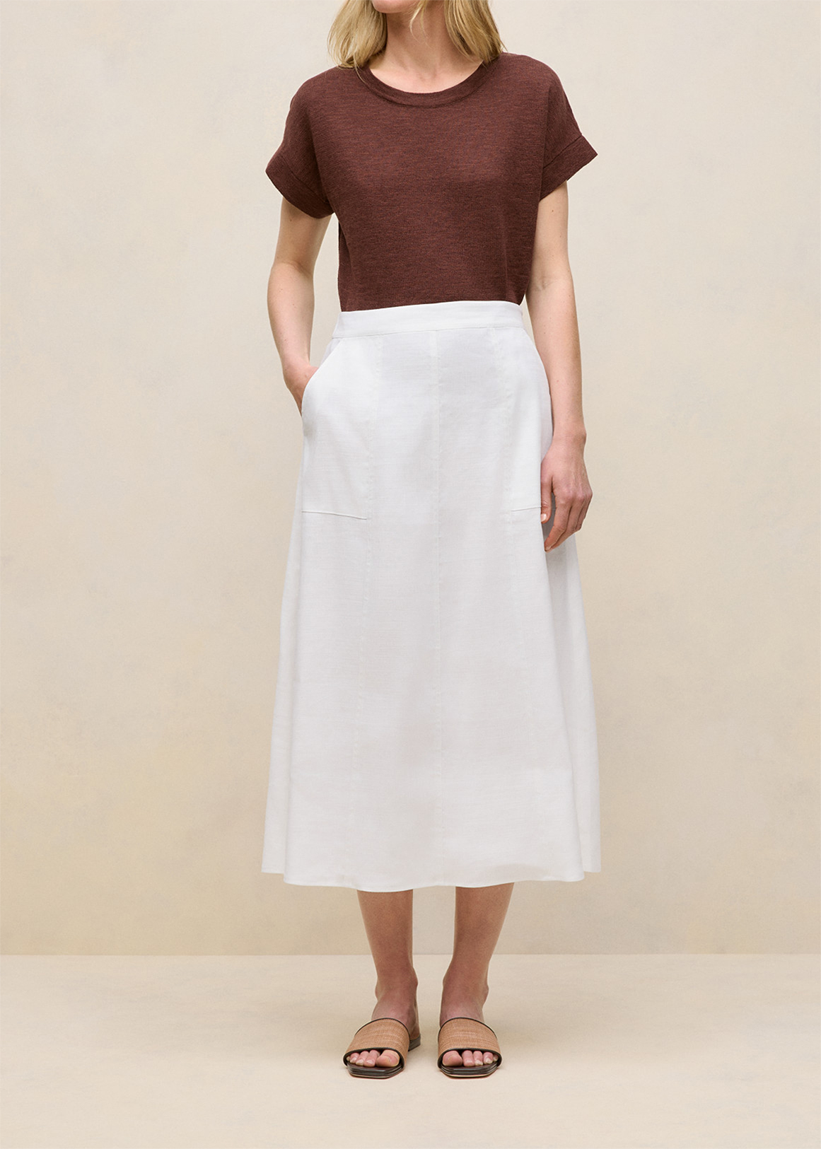 Stretch Linen Skirt | Woolworths.co.za