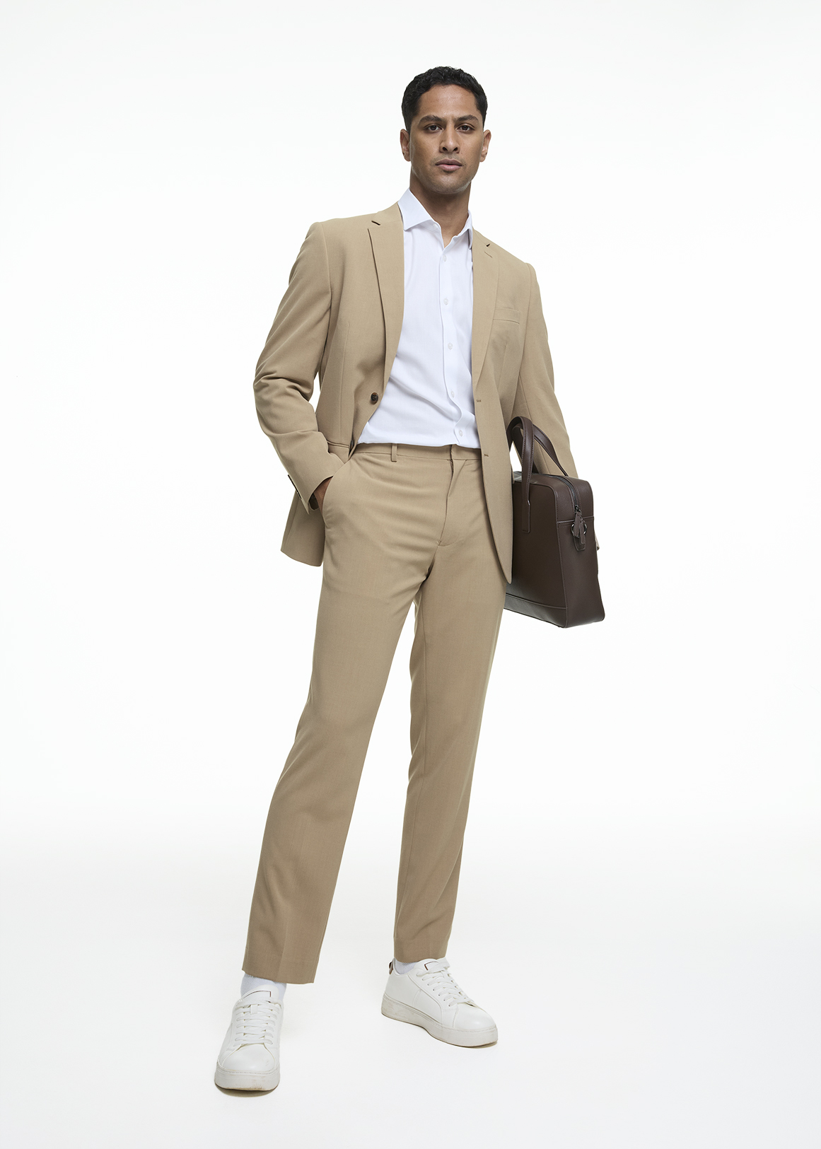 Natural Regular Fit Viscose Blend Suit Jacket | Woolworths.co.za