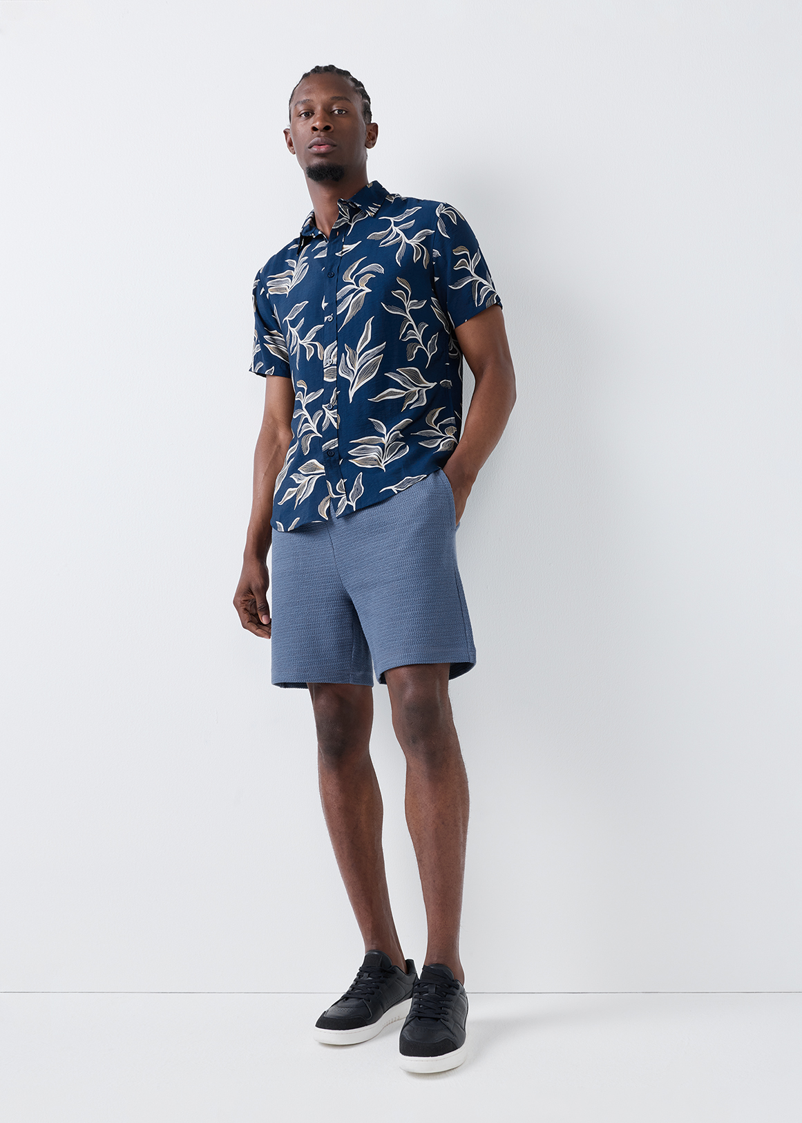 Textured Relaxed Fit Shorts | Woolworths.co.za