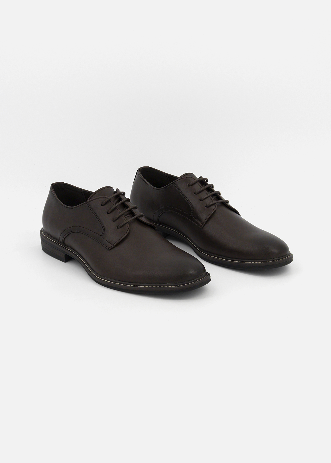 Topstitch Faux Leather Derby Shoes | Woolworths.co.za