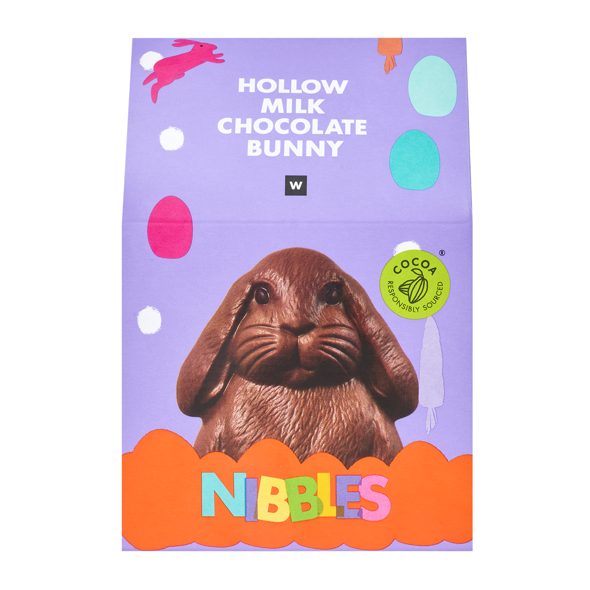 Nibbles Hollow Milk Chocolate Bunny 70 g | Woolworths.co.za