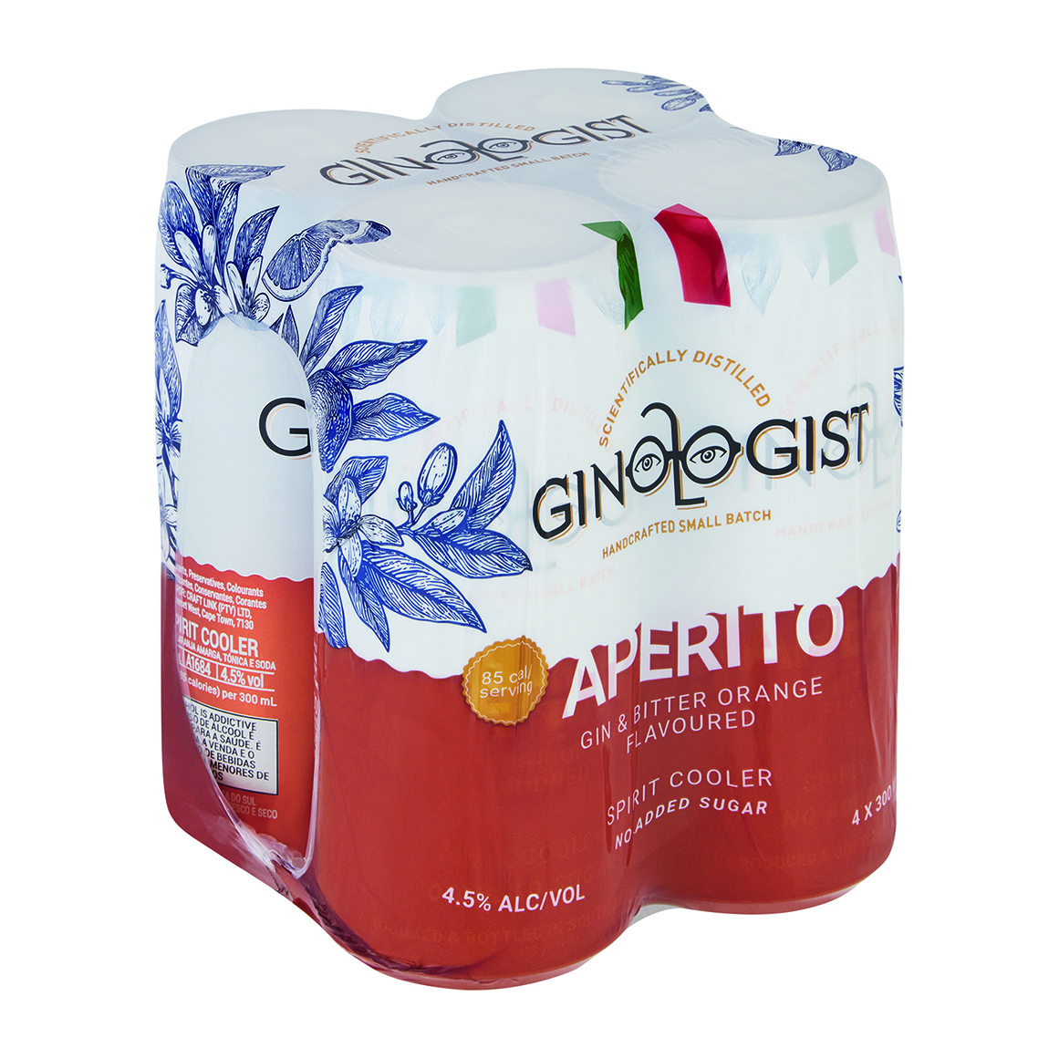 Ginologist Aperito Spirit Cooler 4 x 300 ml Cans | Woolworths