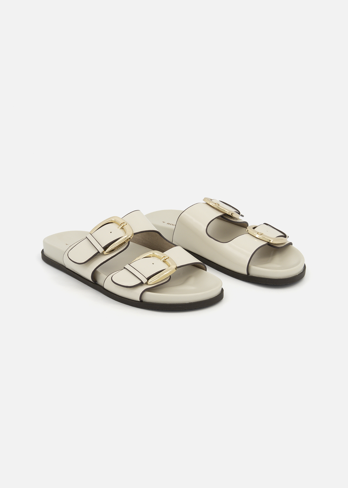 Comfort Metallic Buckle Mules | Woolworths.co.za