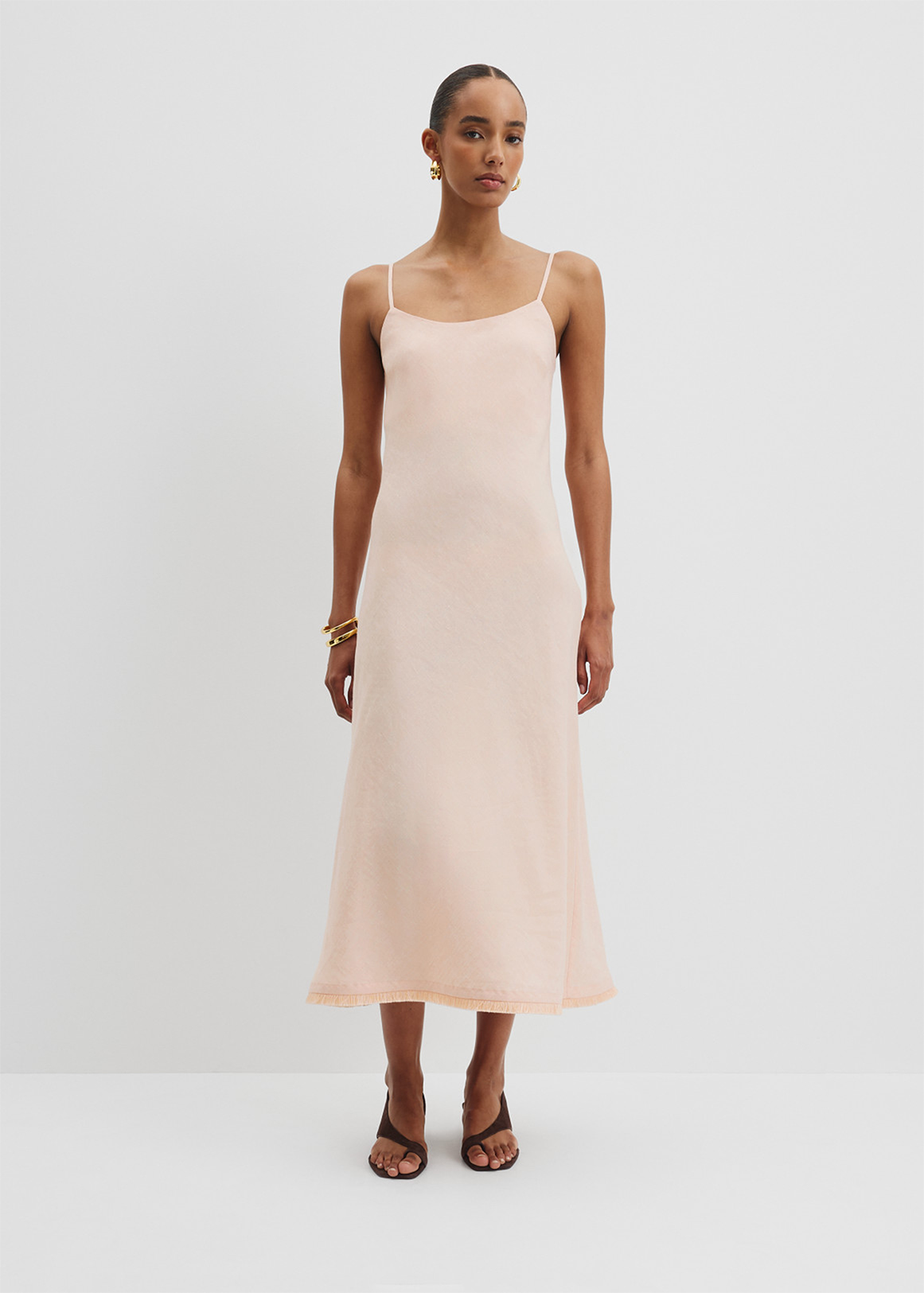 Organically Grown Linen Slip Dress | Woolworths.co.za