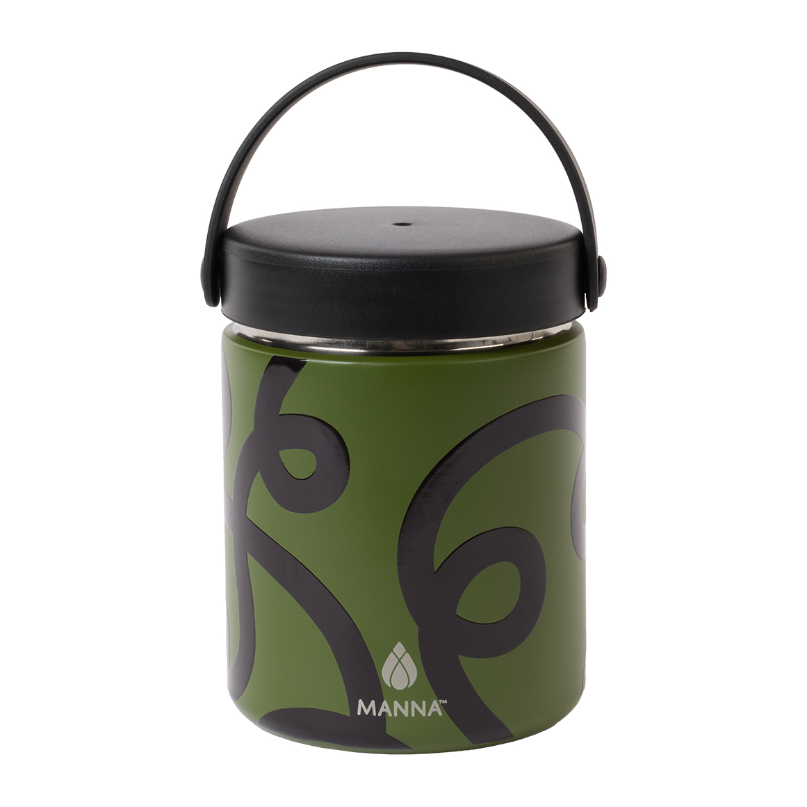Manna Swirls And Doodles Stainless Steel Lunch Pot 473 ml
