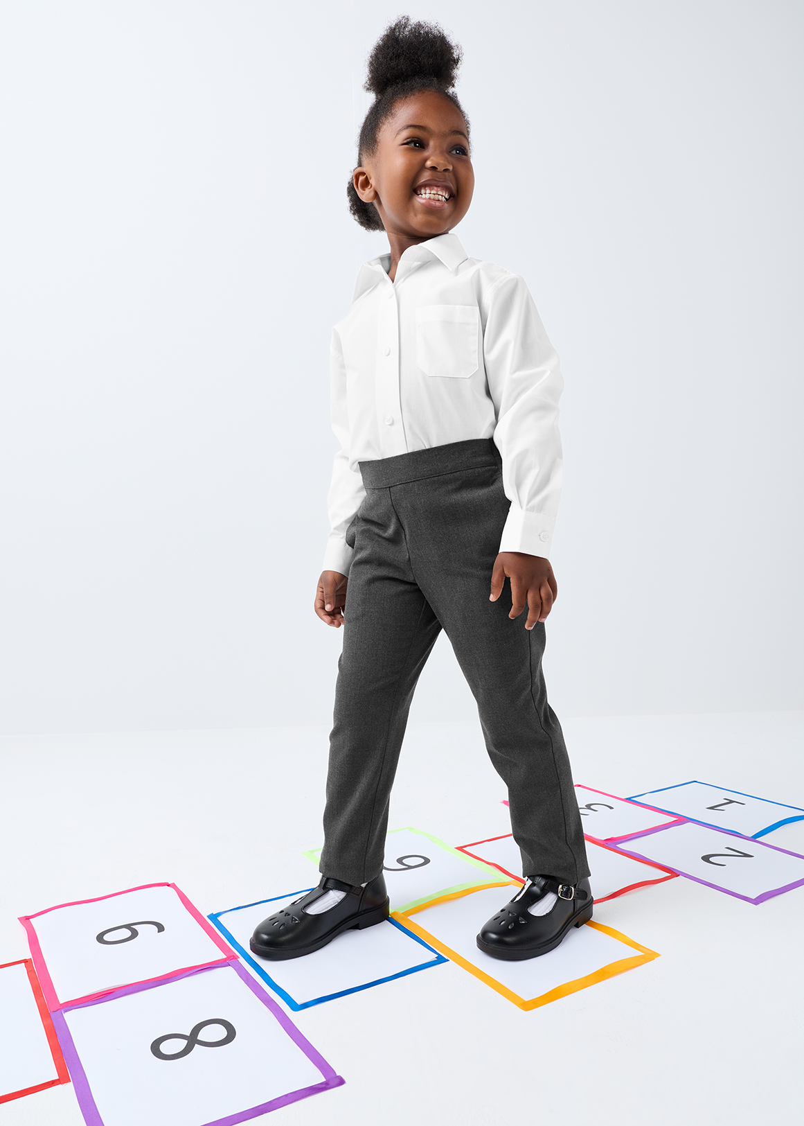Girls Slim Fit Grey School Trousers | Woolworths.co.za