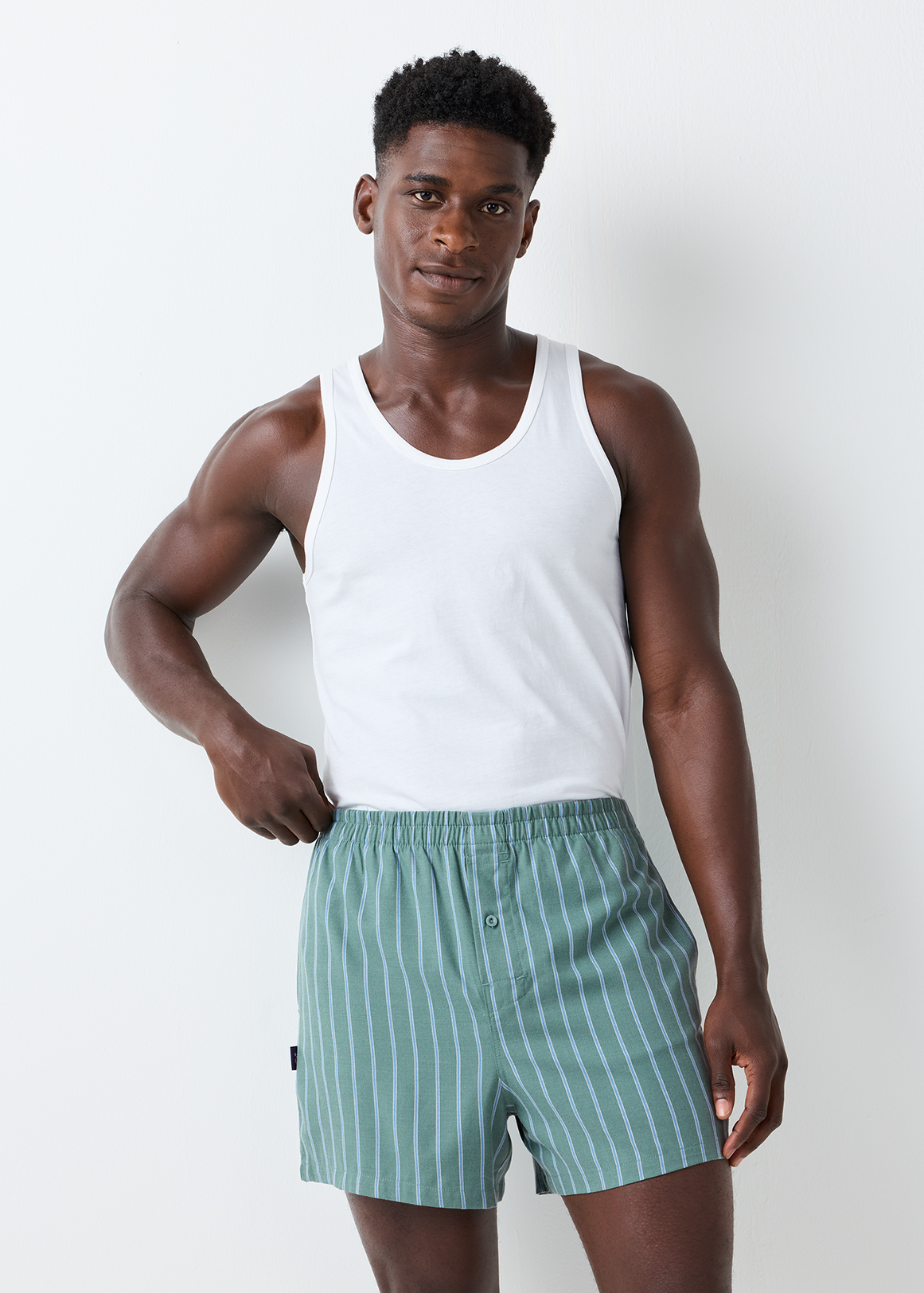 Striped Woven Sleep Shorts | Woolworths.co.za