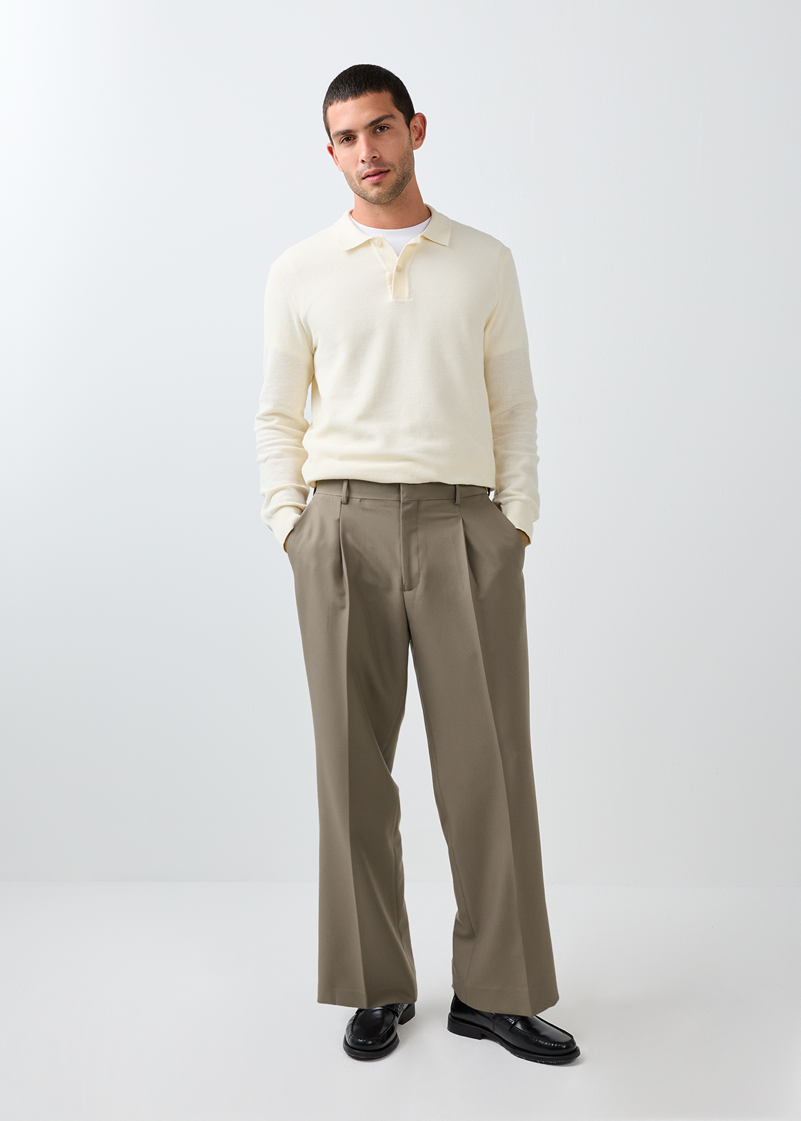 Pleated Straight Leg Trousers | Woolworths.co.za