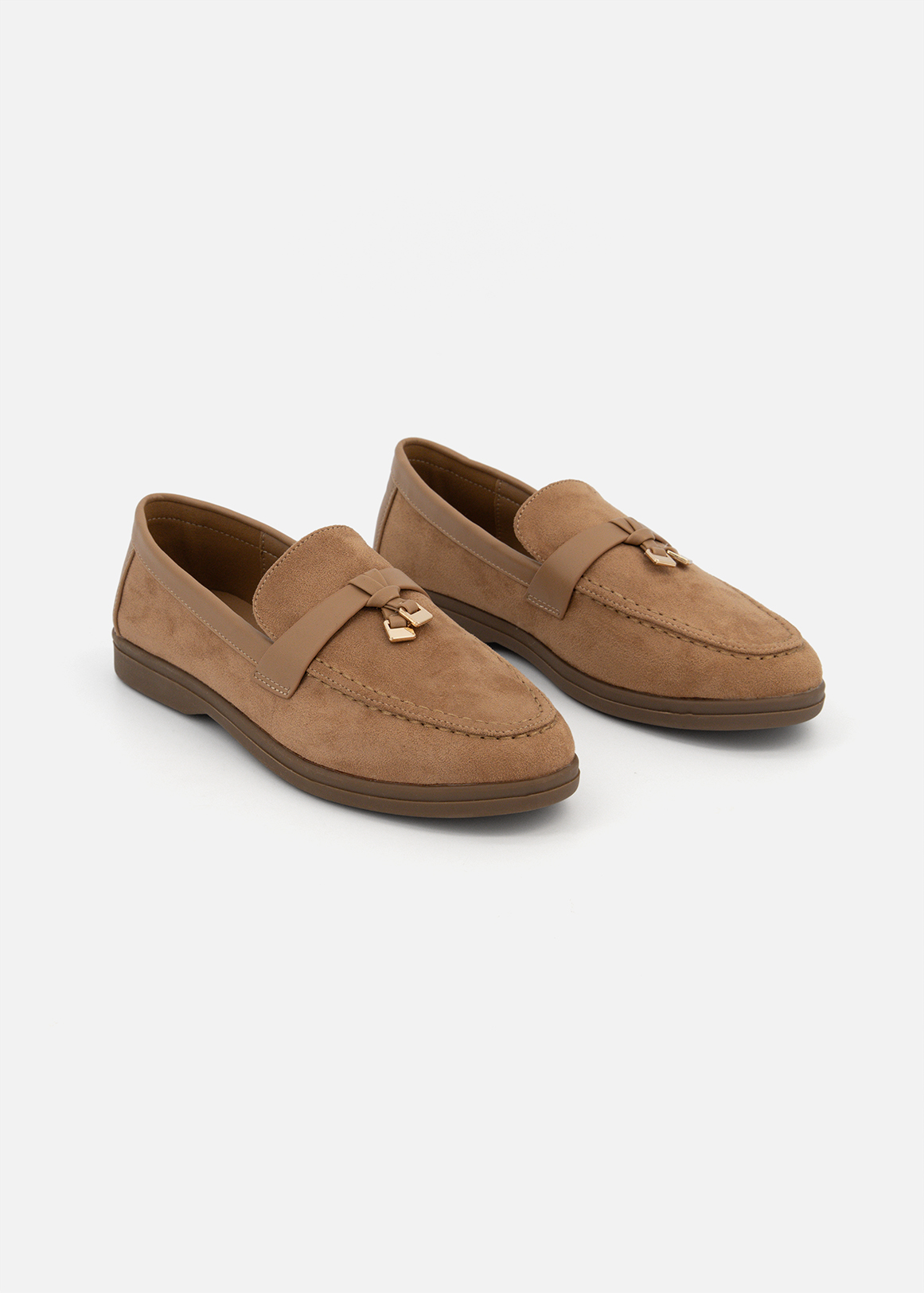Metallic Tassel Faux Suede Loafers | Woolworths.co.za