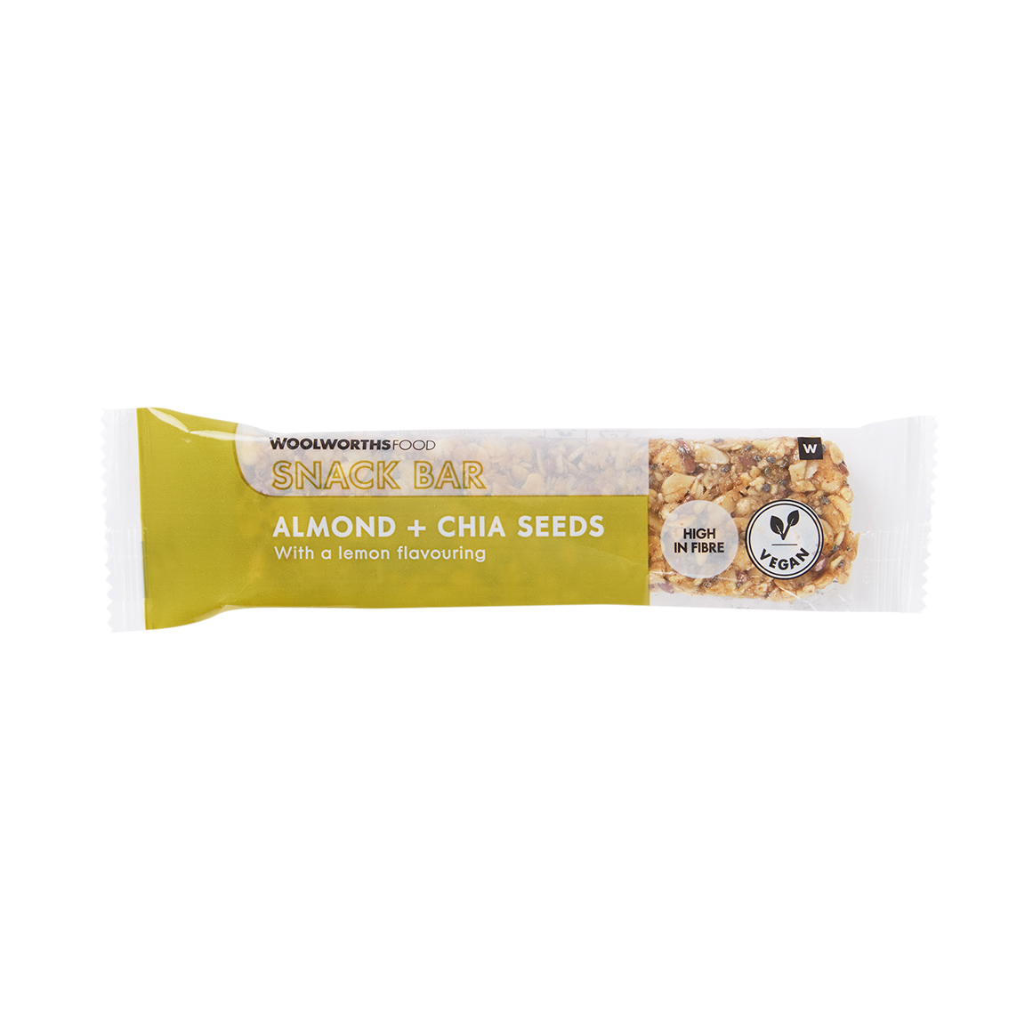 Almond and Chia Seeds With Lemon Snack Bar 45 g | Woolworths.co.za