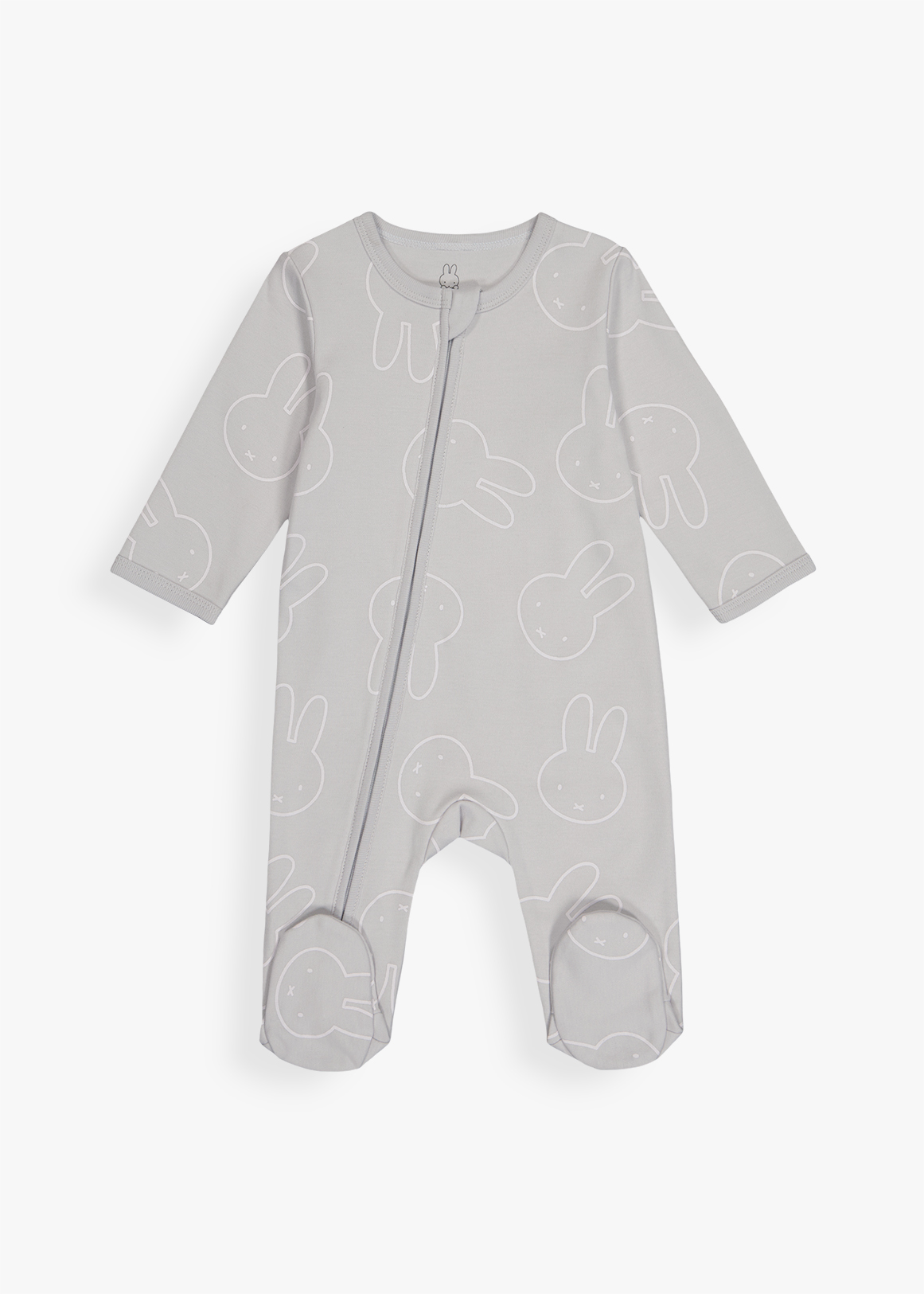 Miffy Print Organic Cotton Zip Sleepsuit | Woolworths.co.za