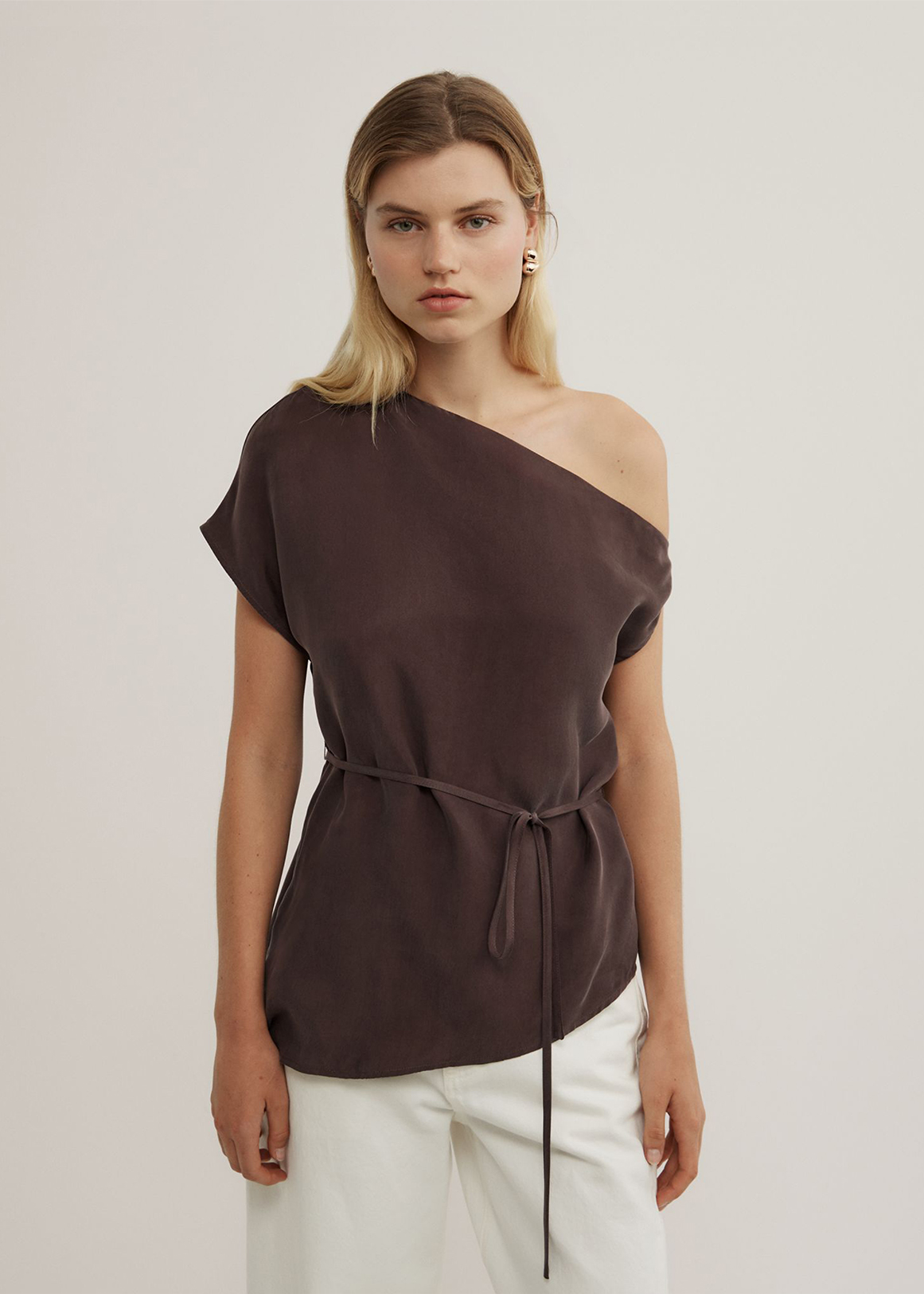 Tipped Shoulder Top | Woolworths.co.za