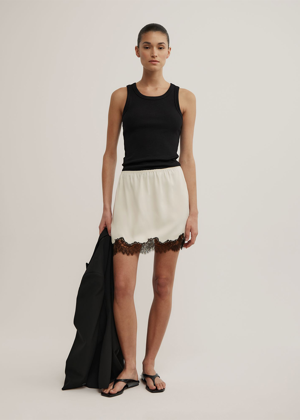 Lace Trim Mini Skirt | Woolworths.co.za