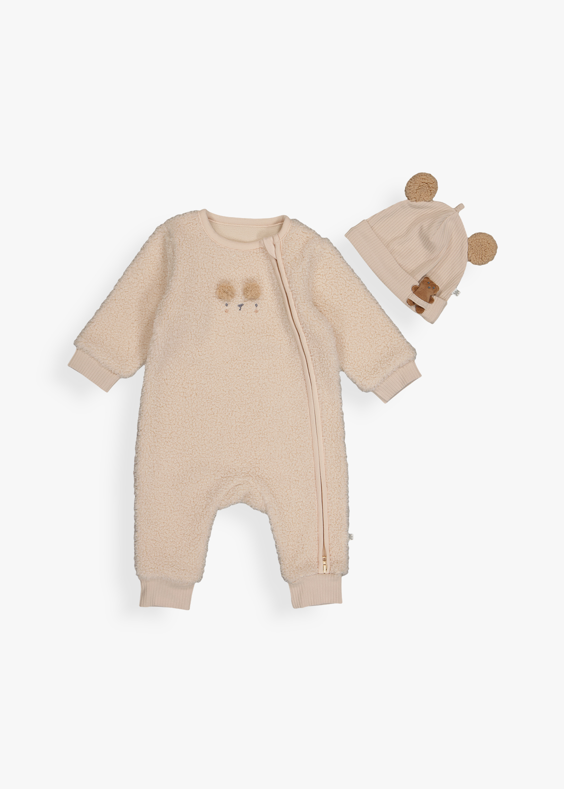 Borg Jumpsuit & Beanie Set | Woolworths.co.za