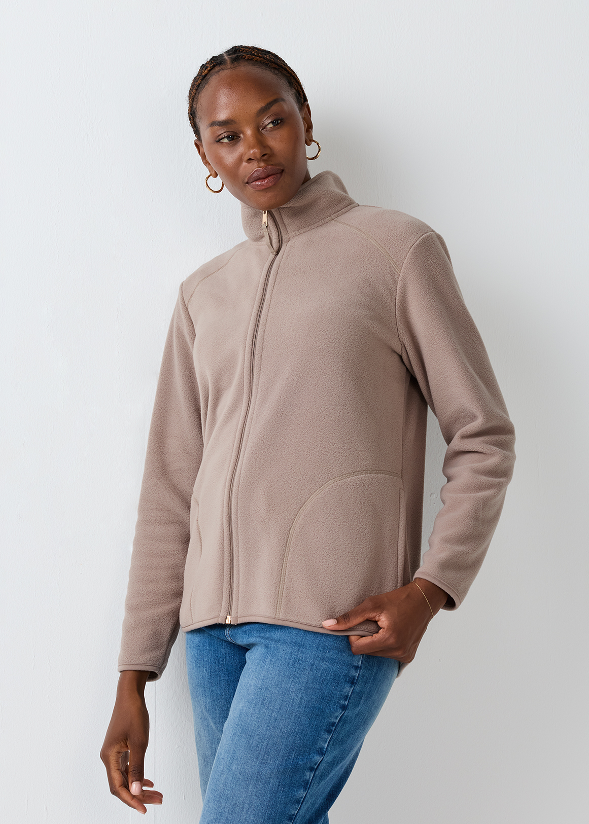 Zipped Fleece Jacket | Woolworths.co.za