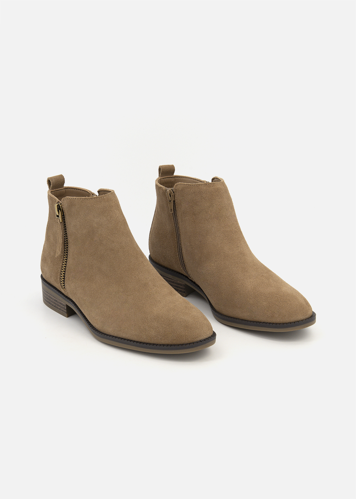 Side Zip Genuine Suede Ankle Boots | Woolworths.co.za